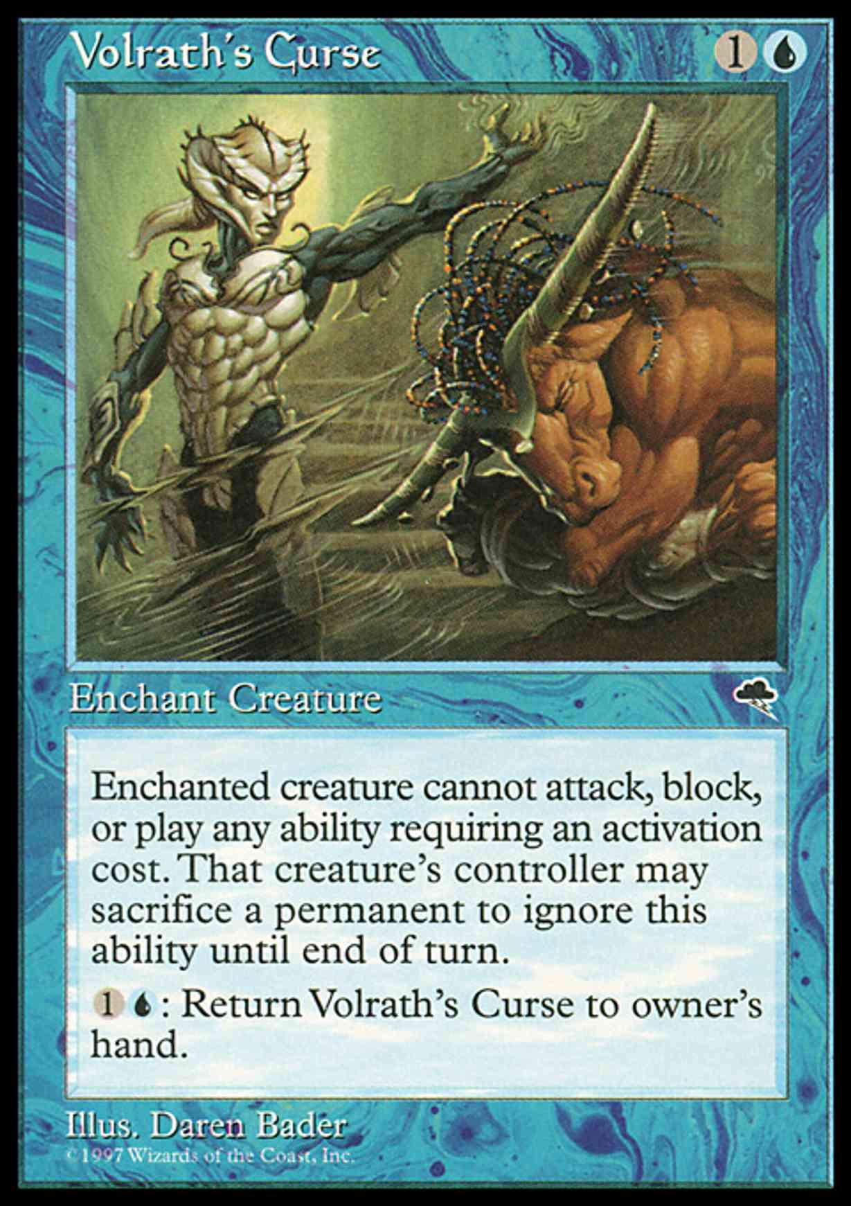 Volrath's Curse magic card front