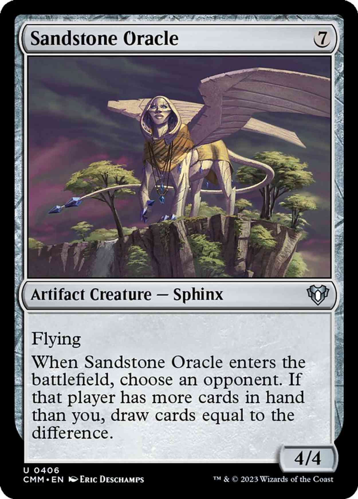 Sandstone Oracle magic card front