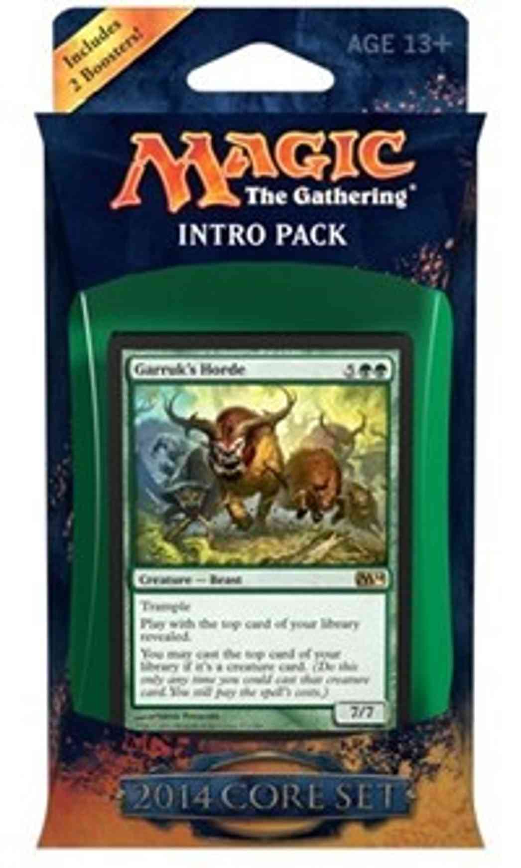 Magic 2014 (M14) - Intro Pack - Bestial Strength magic card front