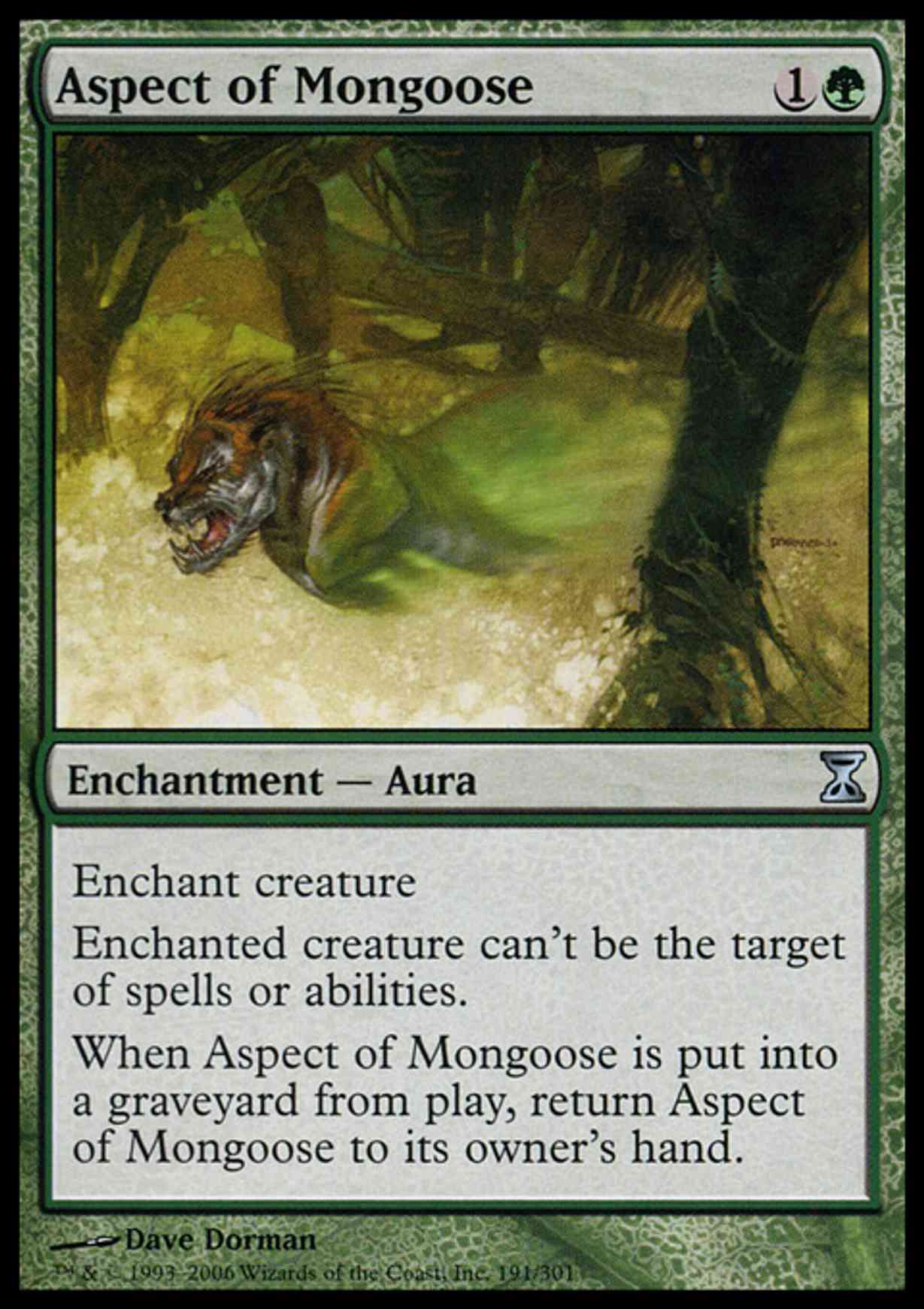 Aspect of Mongoose magic card front