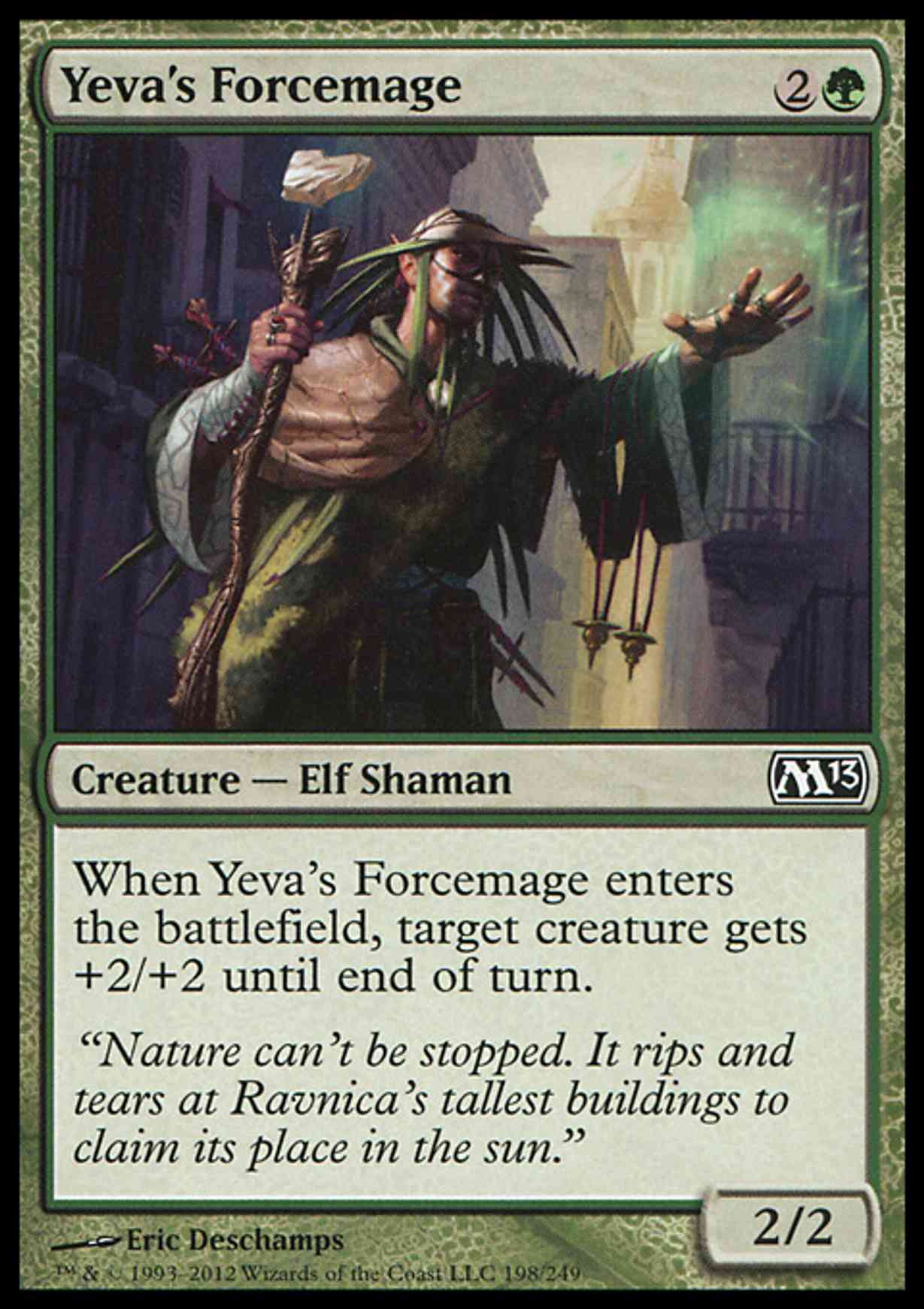 Yeva's Forcemage magic card front