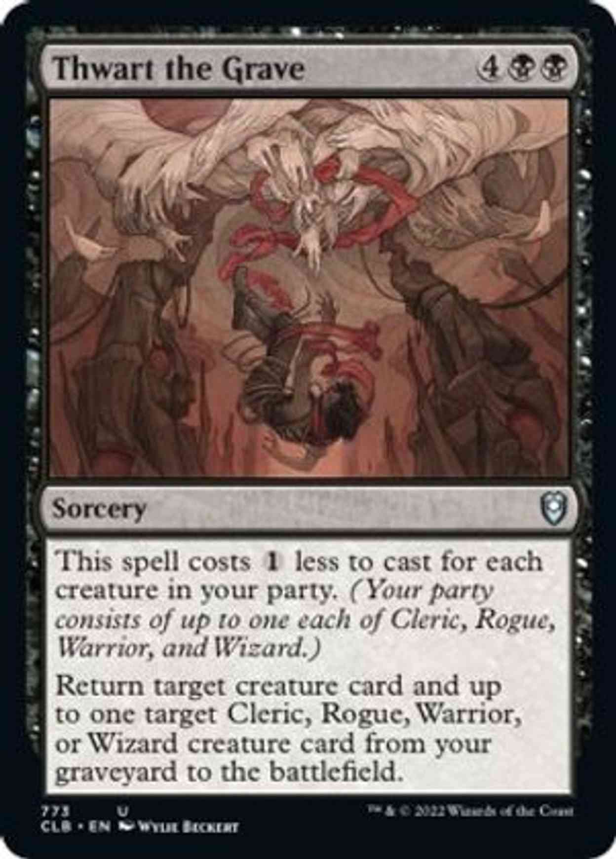 Thwart the Grave magic card front