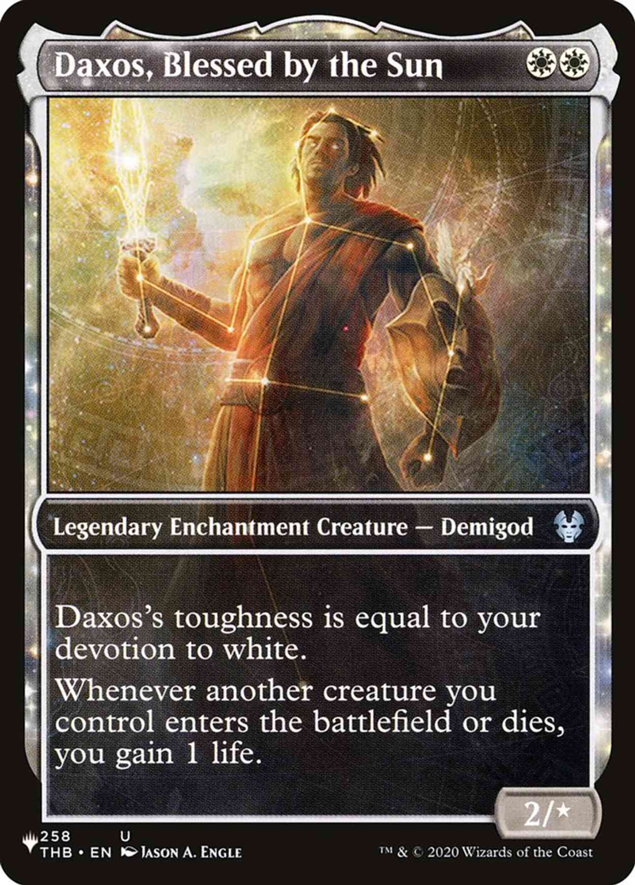 Daxos, Blessed by the Sun (Showcase) magic card front