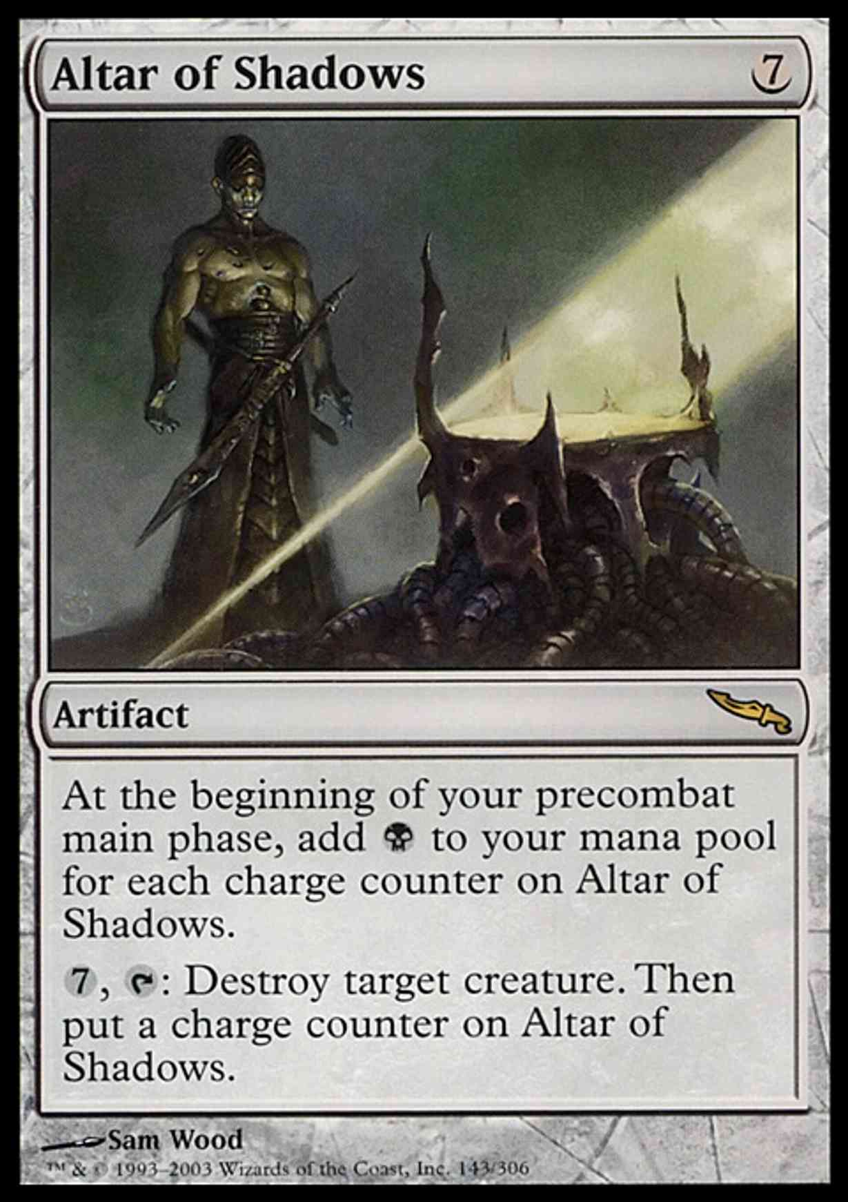 Altar of Shadows magic card front