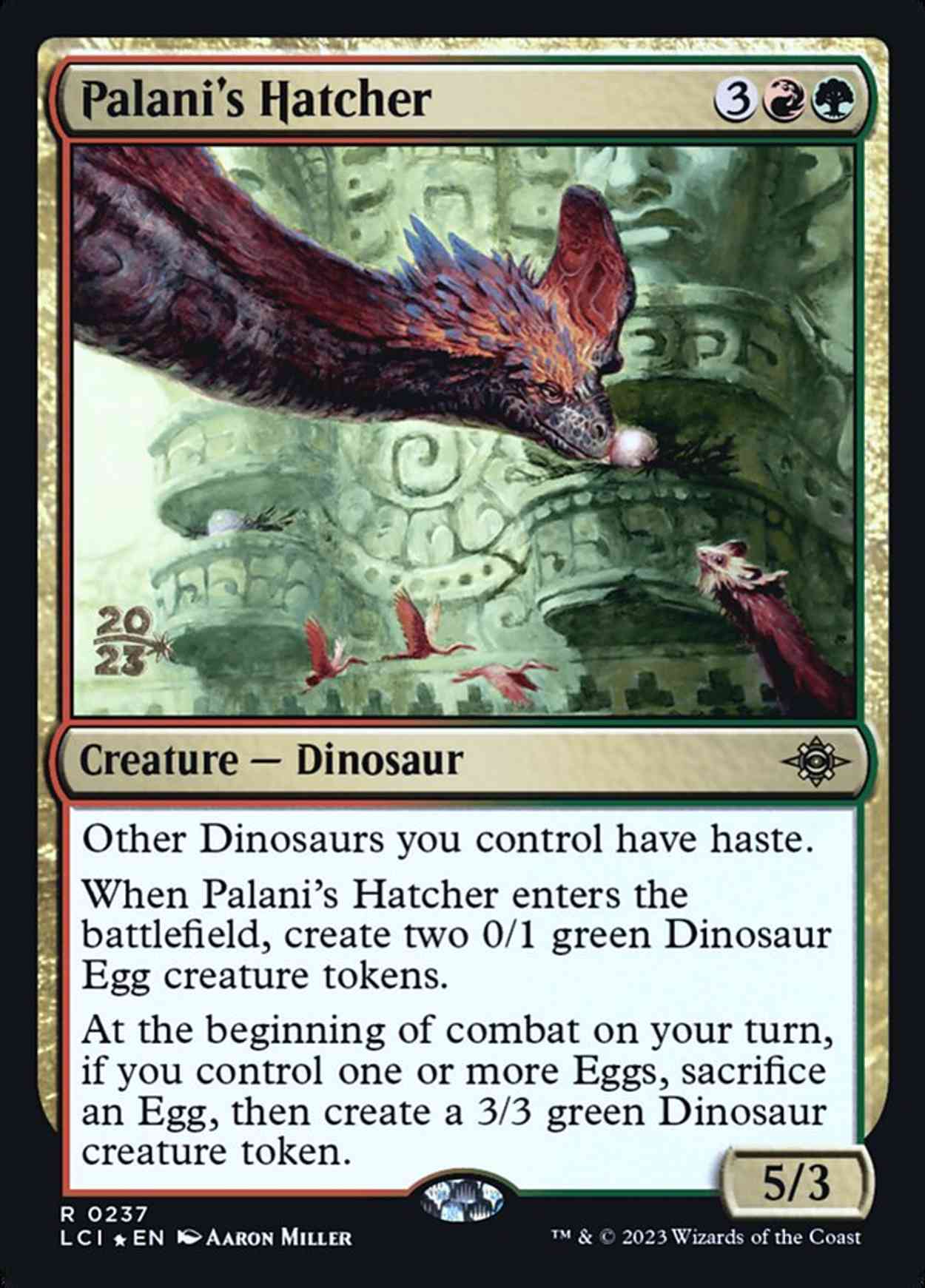 Palani's Hatcher magic card front