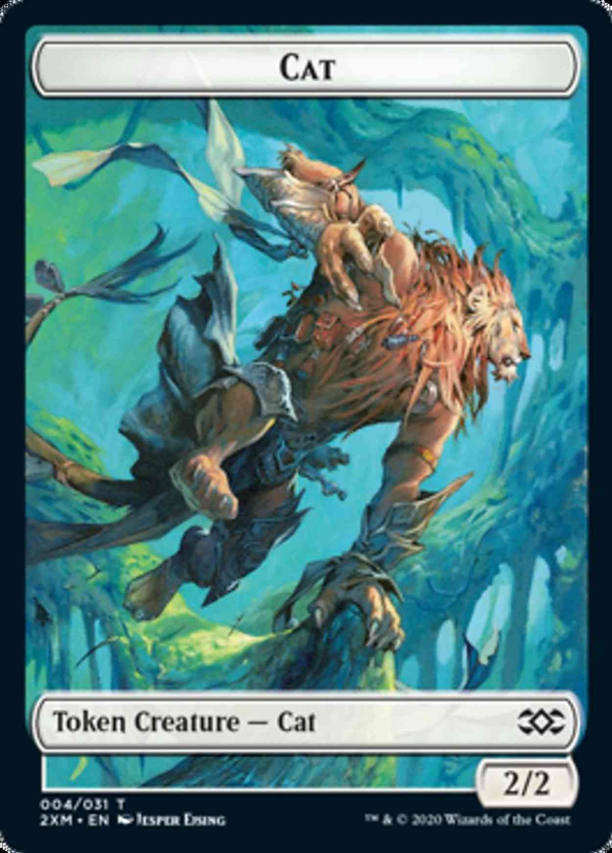 Cat Token magic card front