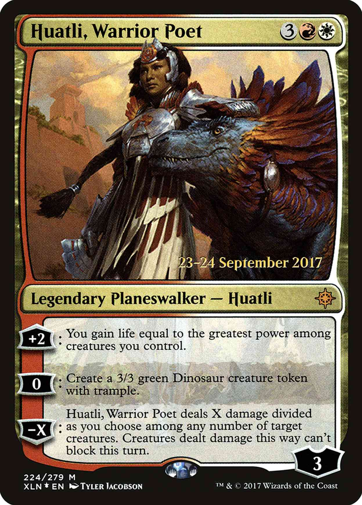 Huatli, Warrior Poet magic card front