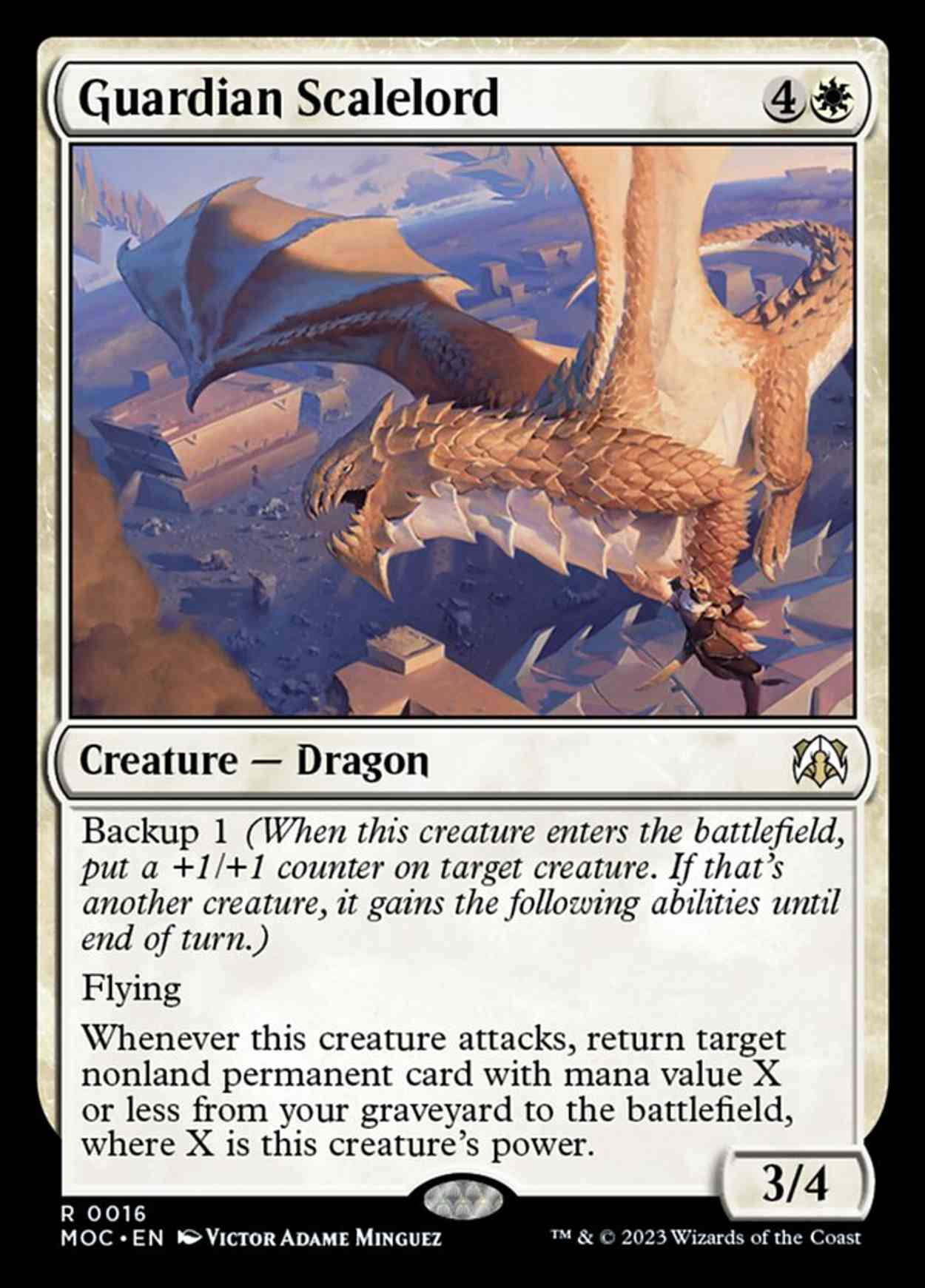 Guardian Scalelord magic card front