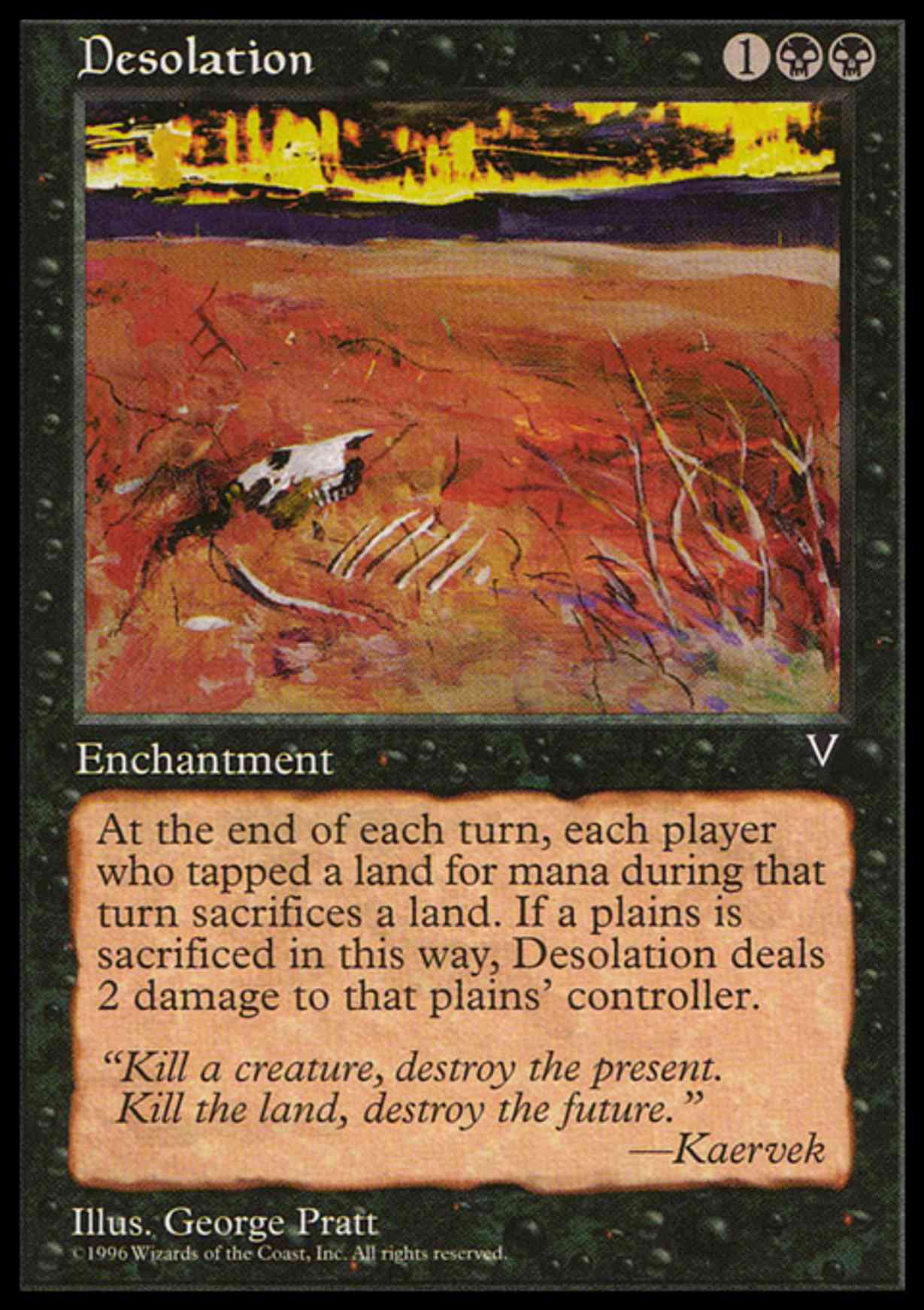 Desolation magic card front