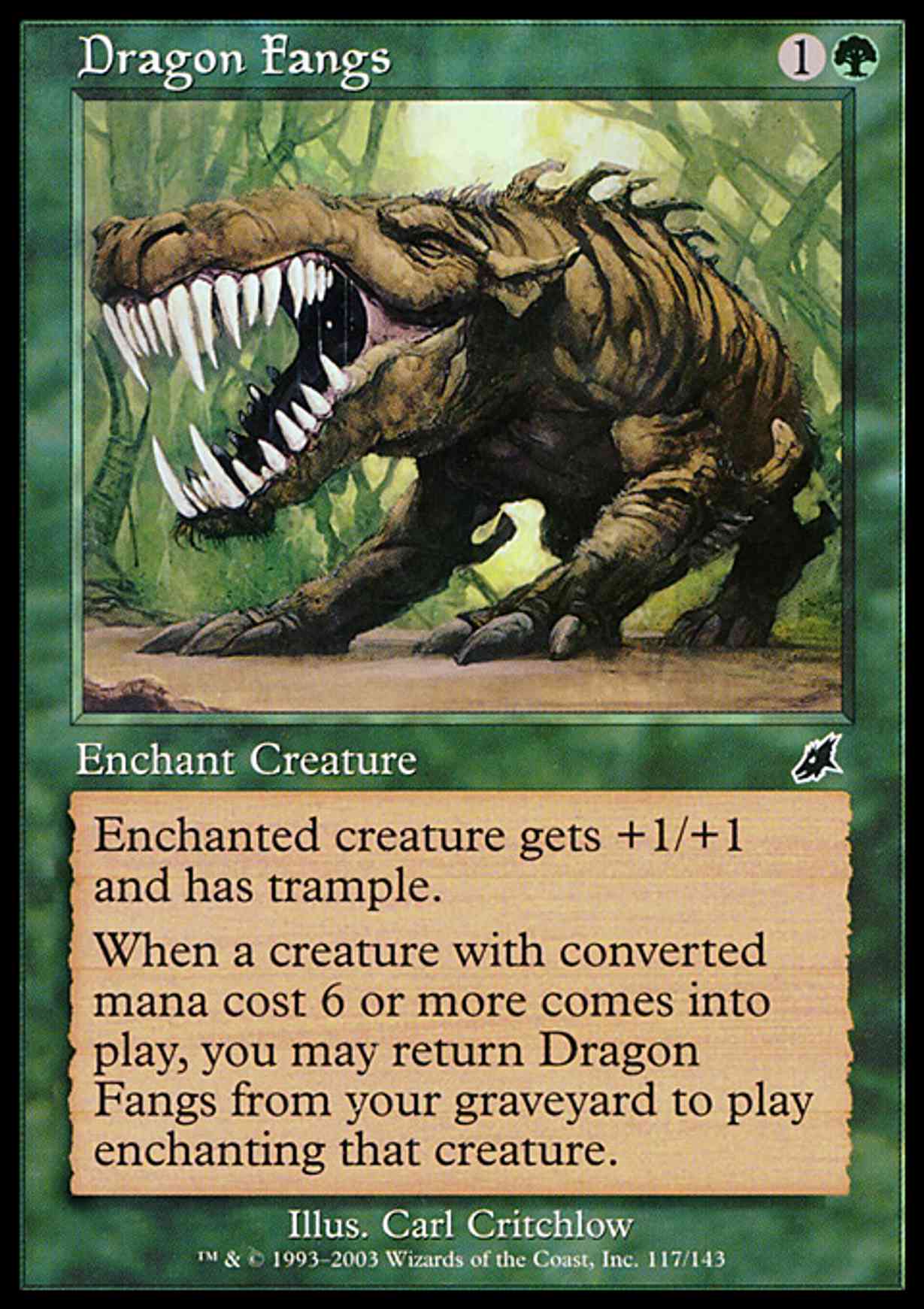 Dragon Fangs magic card front
