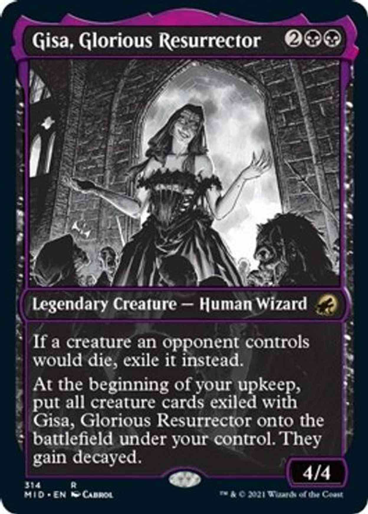 Gisa, Glorious Resurrector (Showcase) magic card front