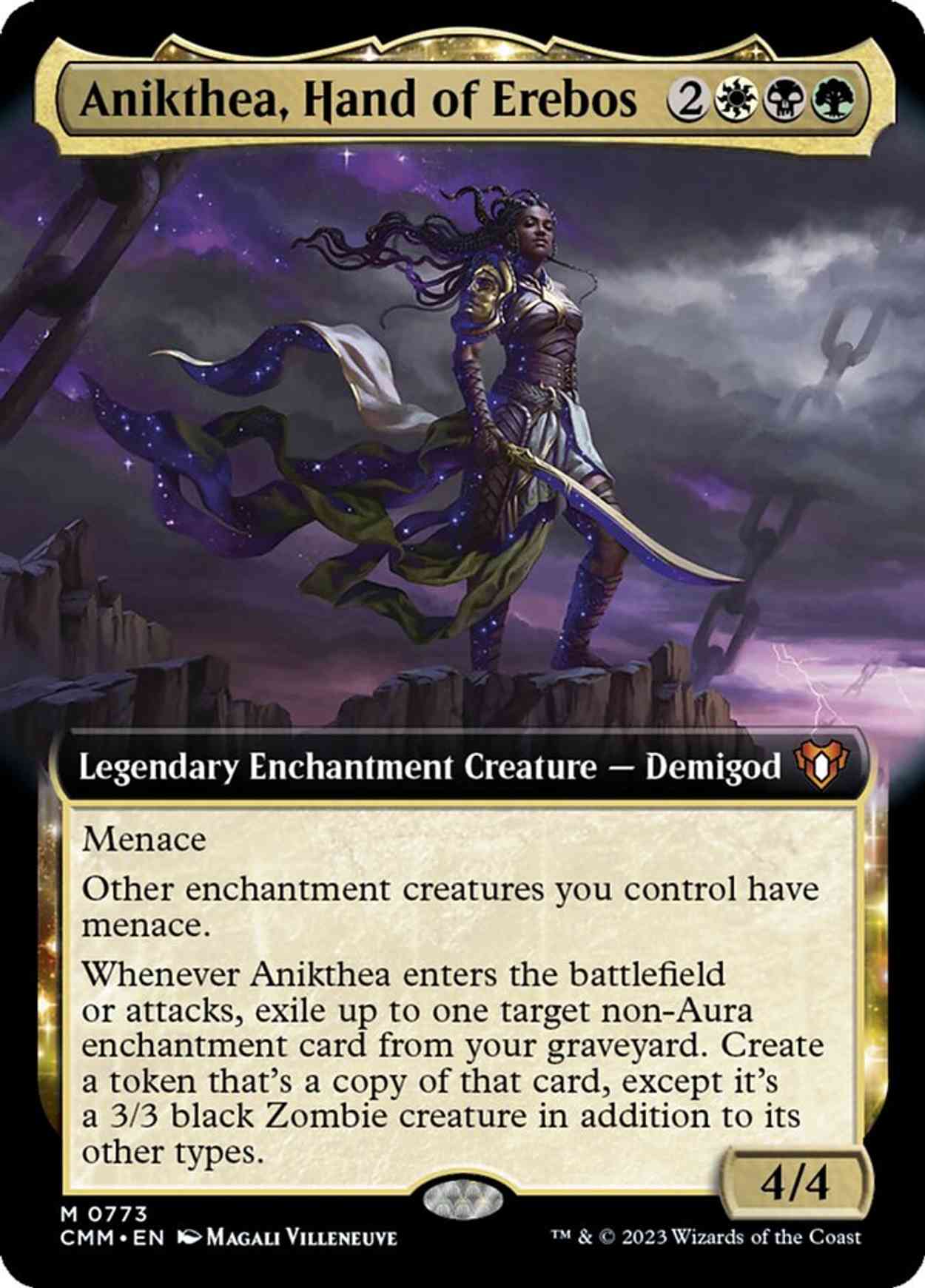 Anikthea, Hand of Erebos (Extended Art) magic card front