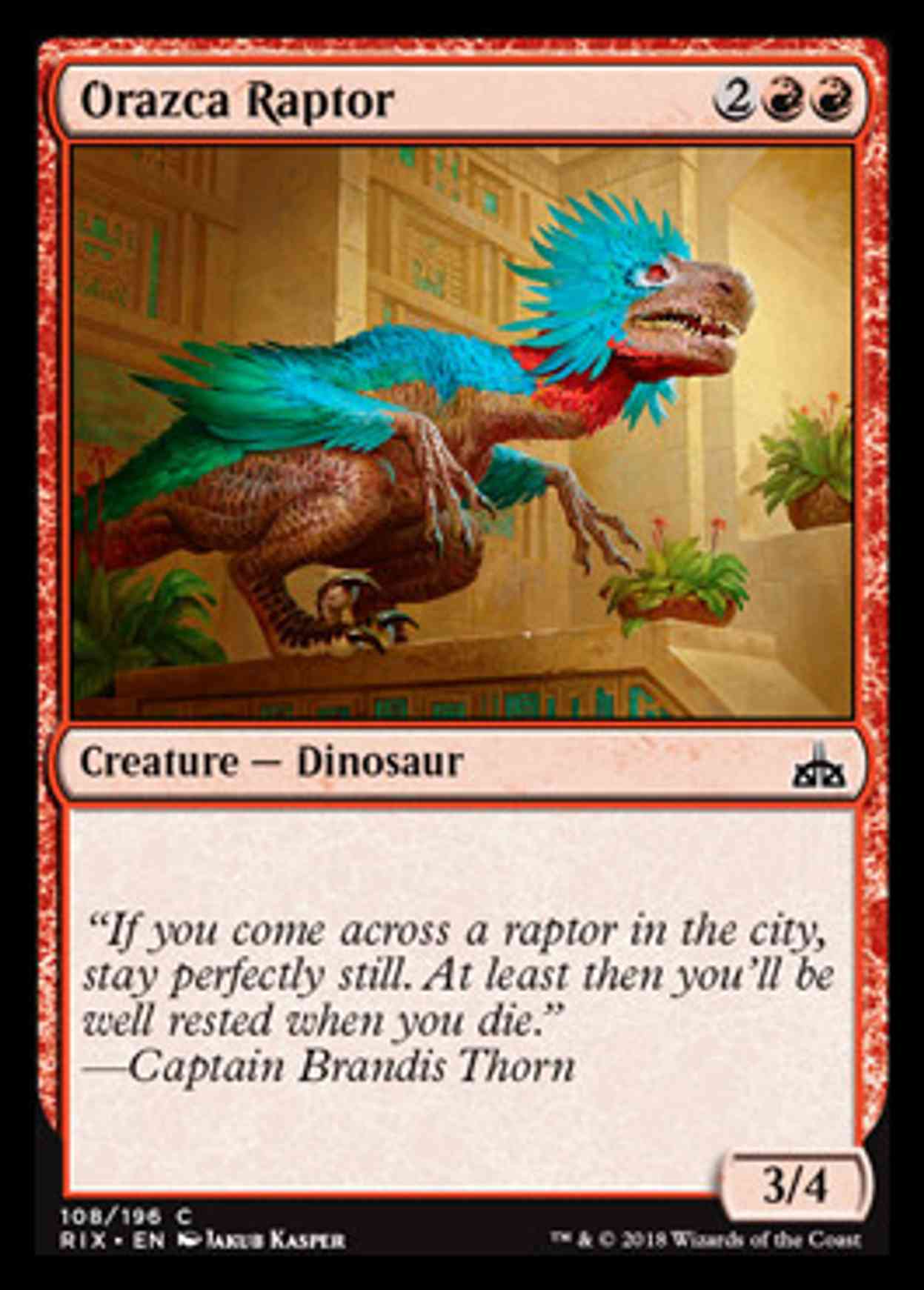 Orazca Raptor magic card front