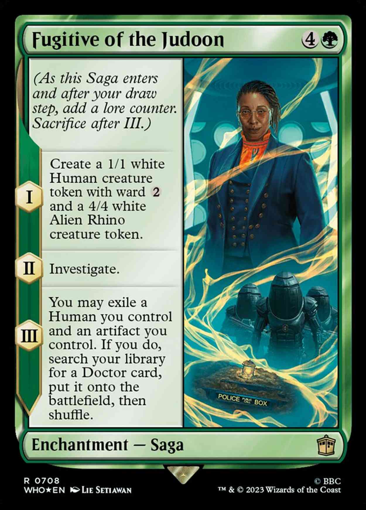 Fugitive of the Judoon (Surge Foil) magic card front