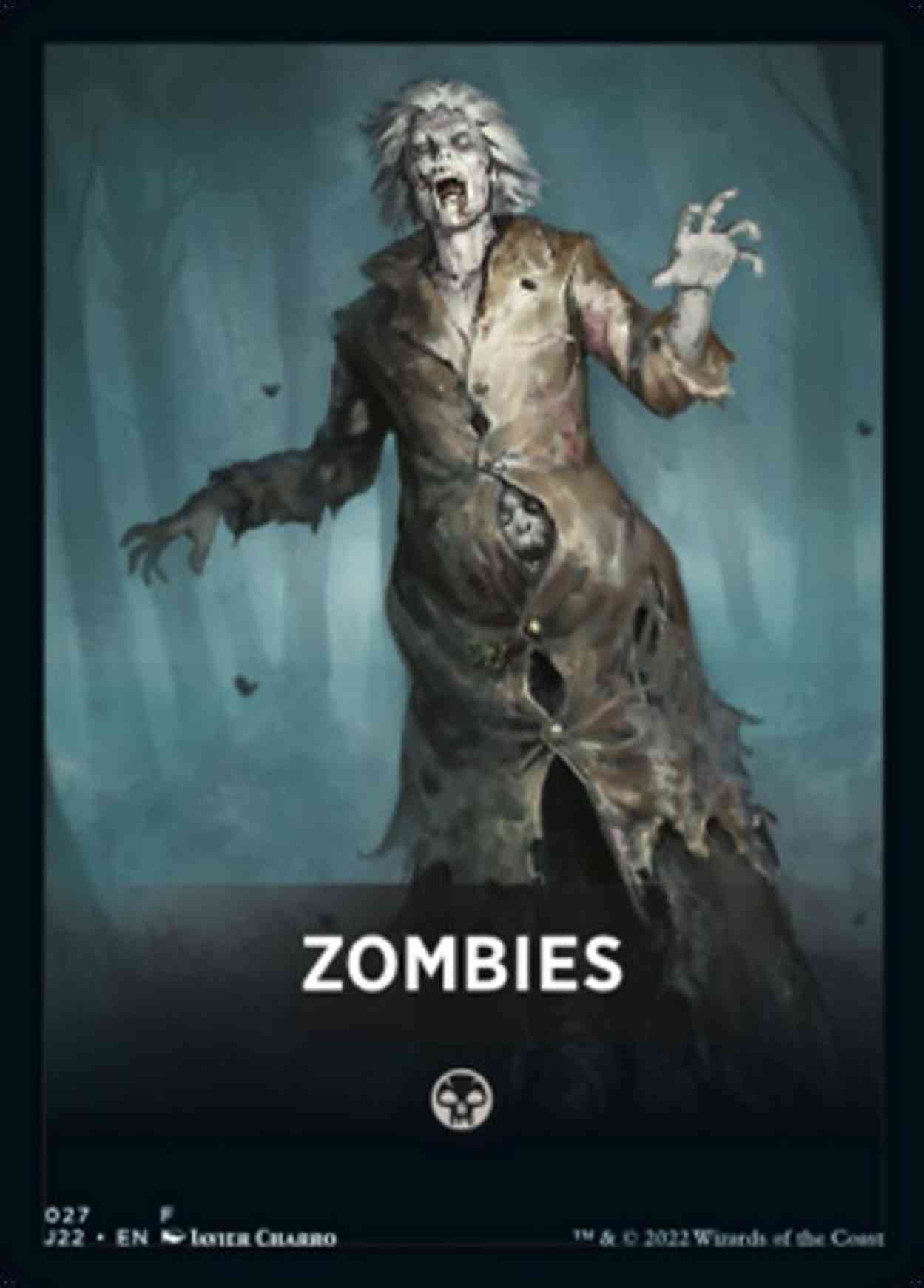 Zombies Theme Card magic card front