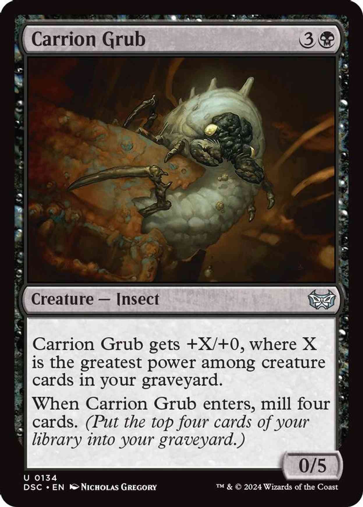 Carrion Grub magic card front