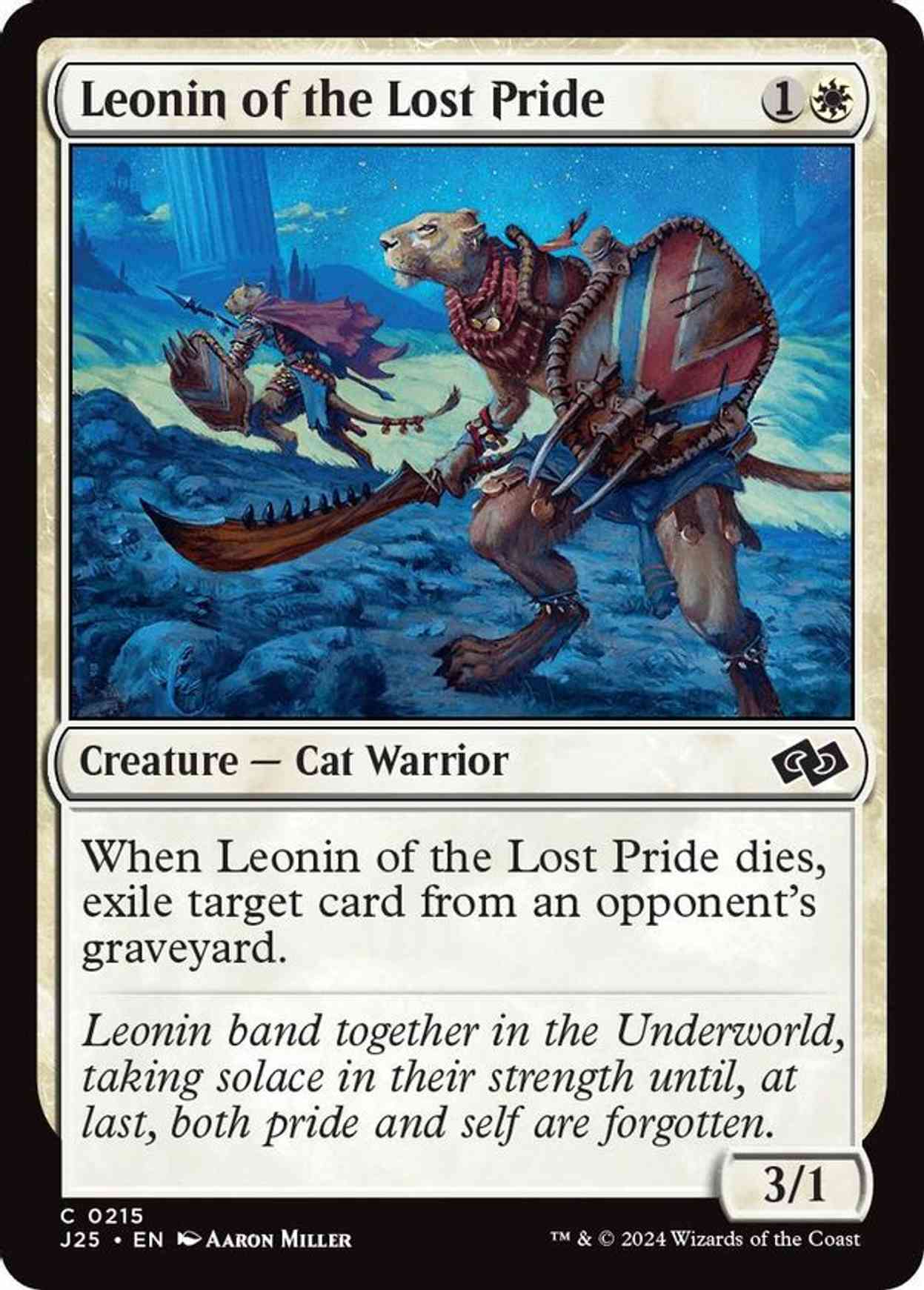 Leonin of the Lost Pride magic card front