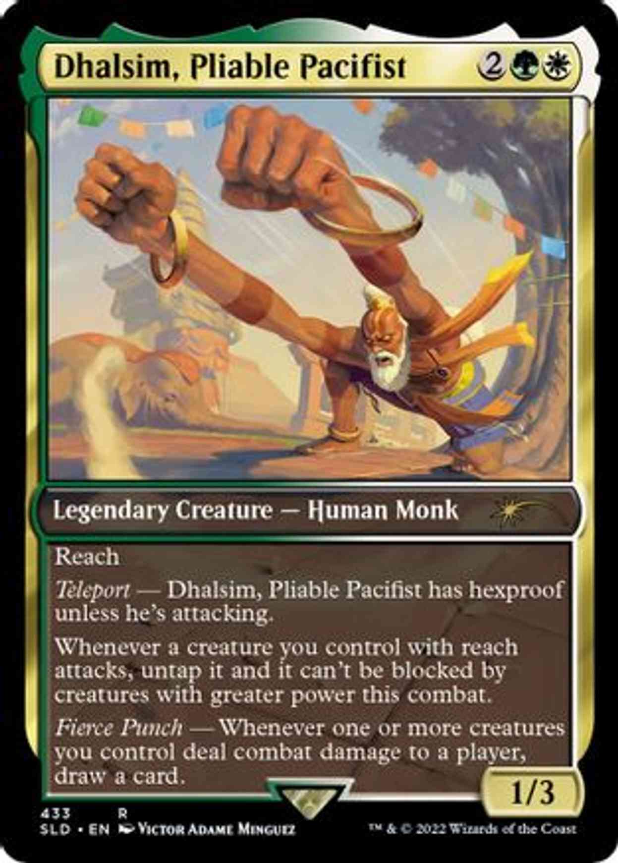 Dhalsim, Pliable Pacifist magic card front