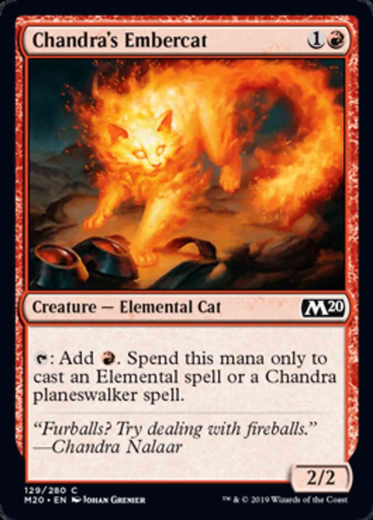 Chandra's Embercat magic card front