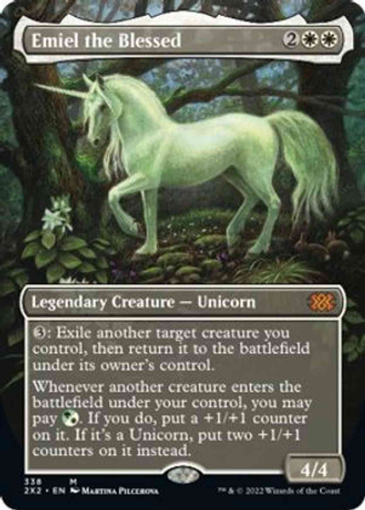 Emiel the Blessed (Borderless) magic card front