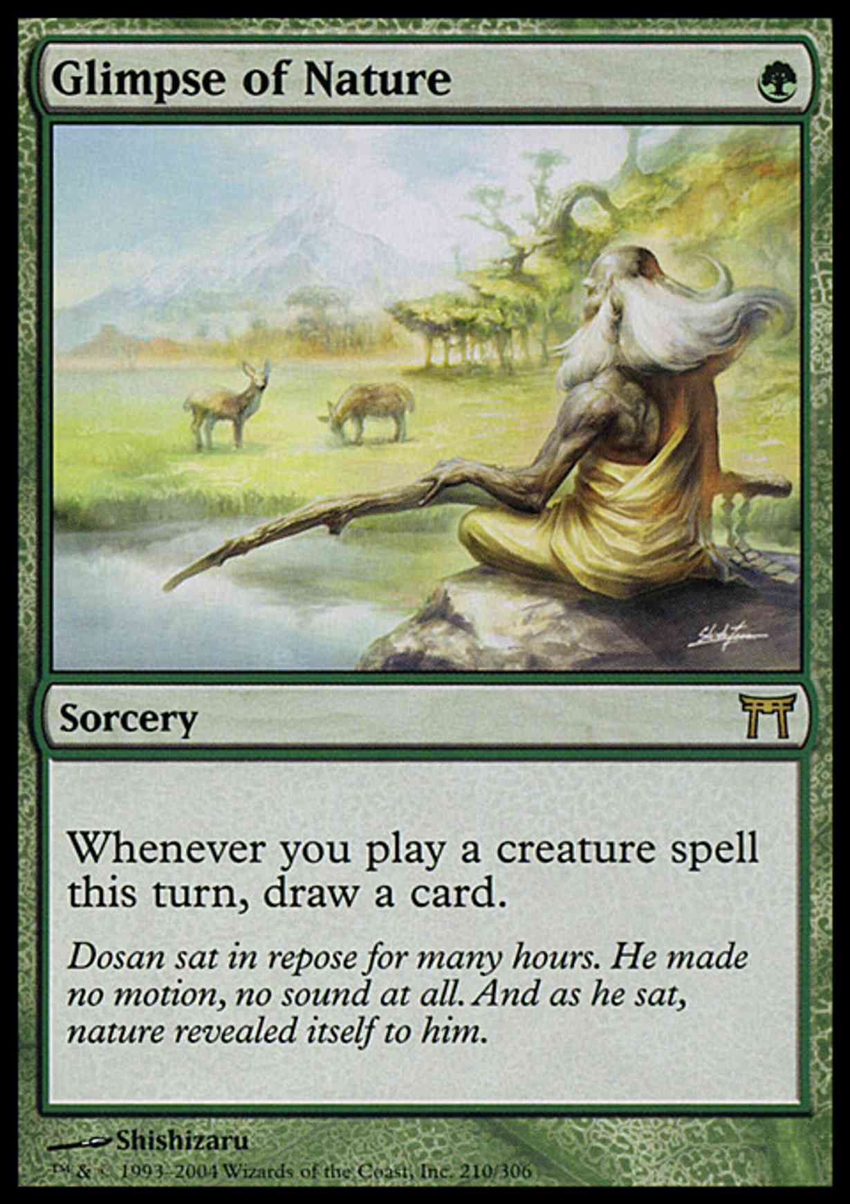 Glimpse of Nature magic card front
