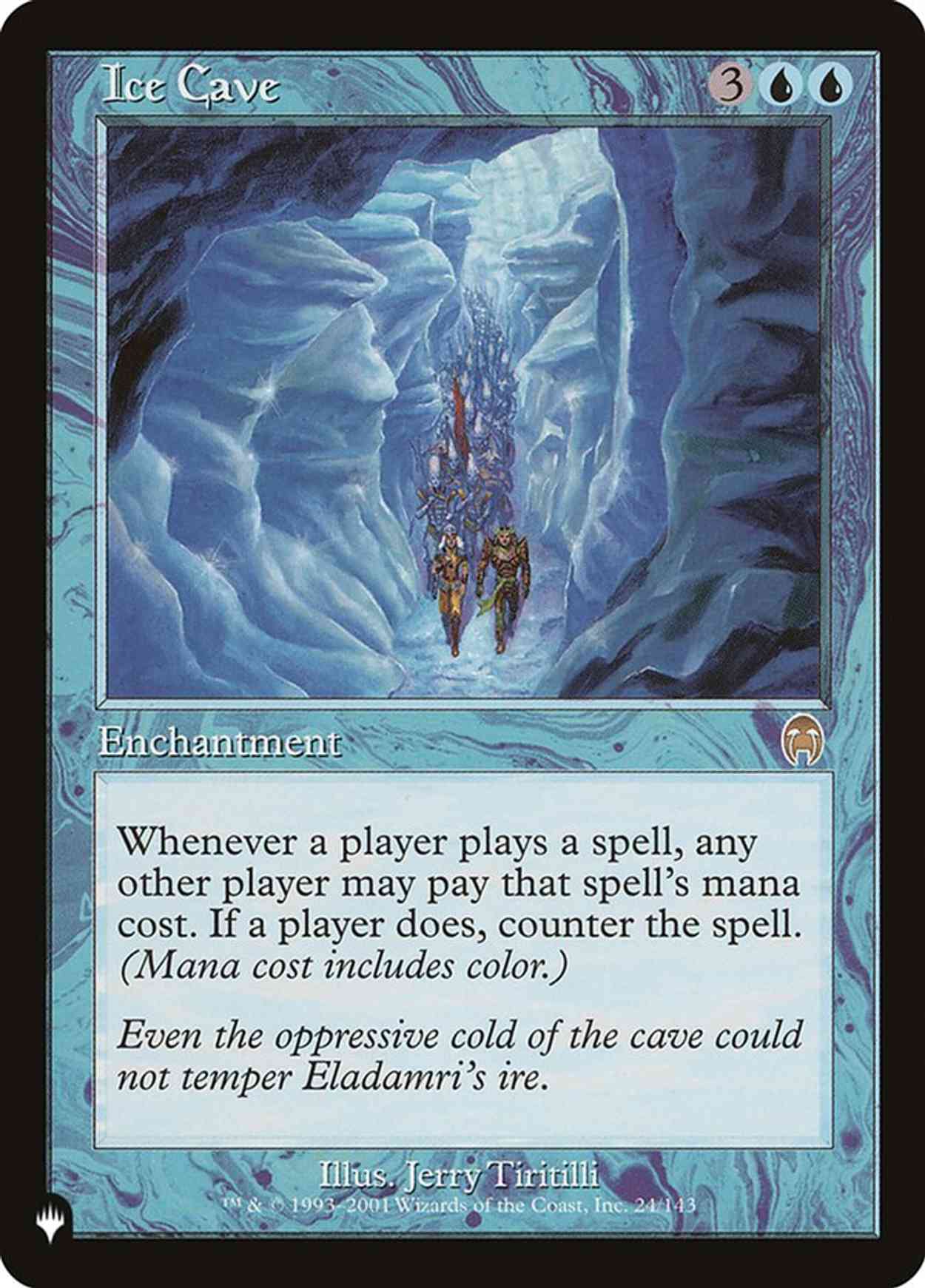 Ice Cave magic card front