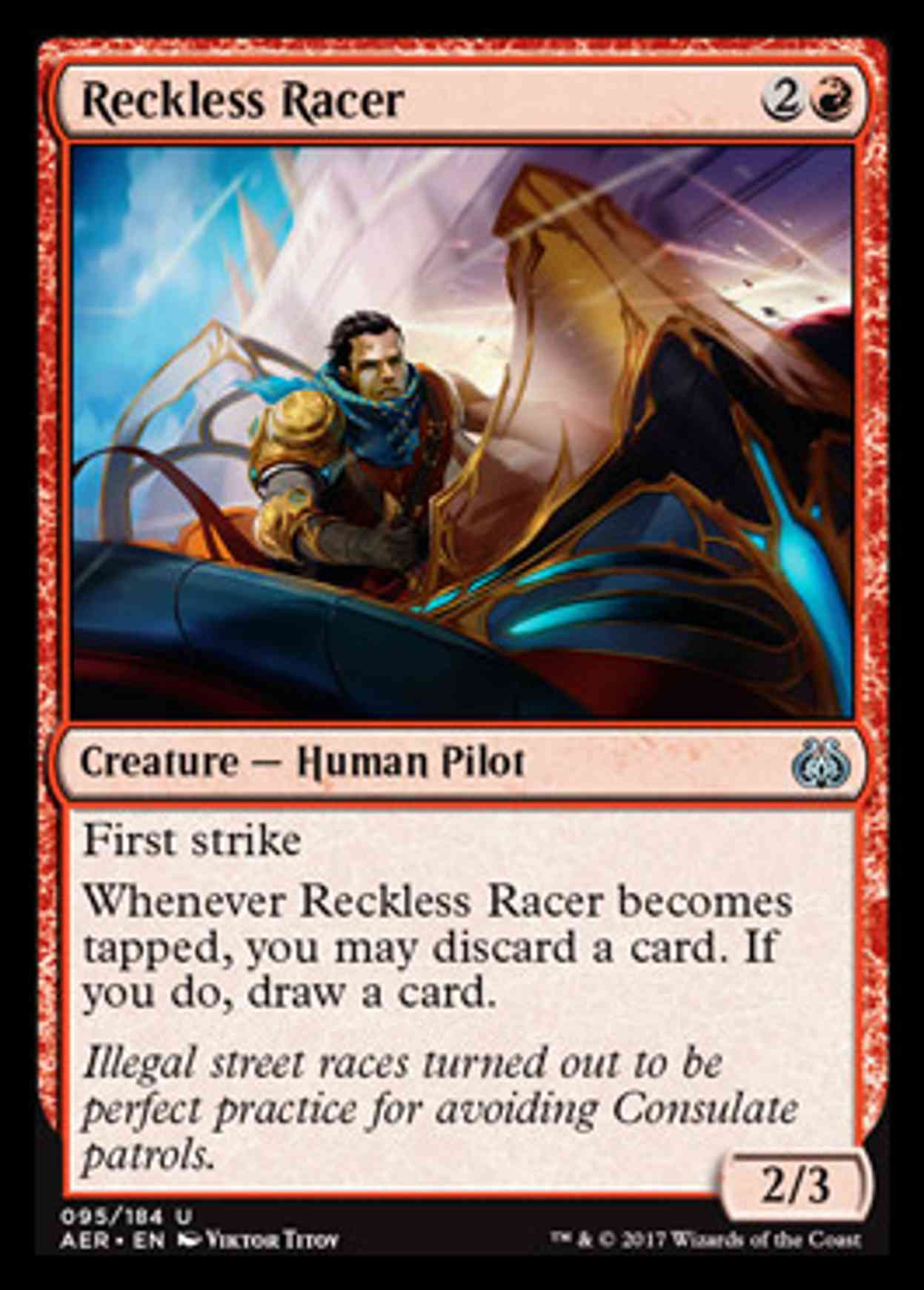 Reckless Racer magic card front