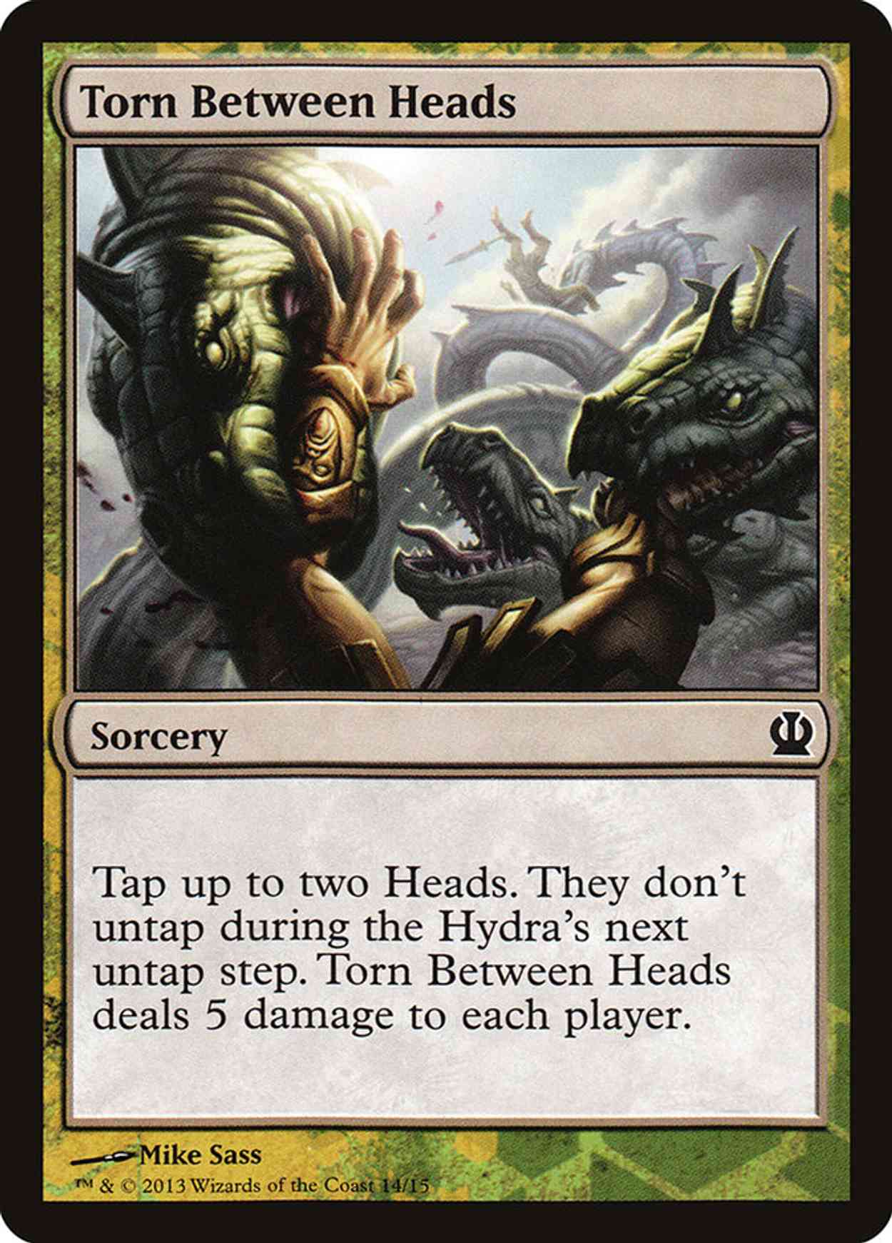 Torn Between Heads magic card front