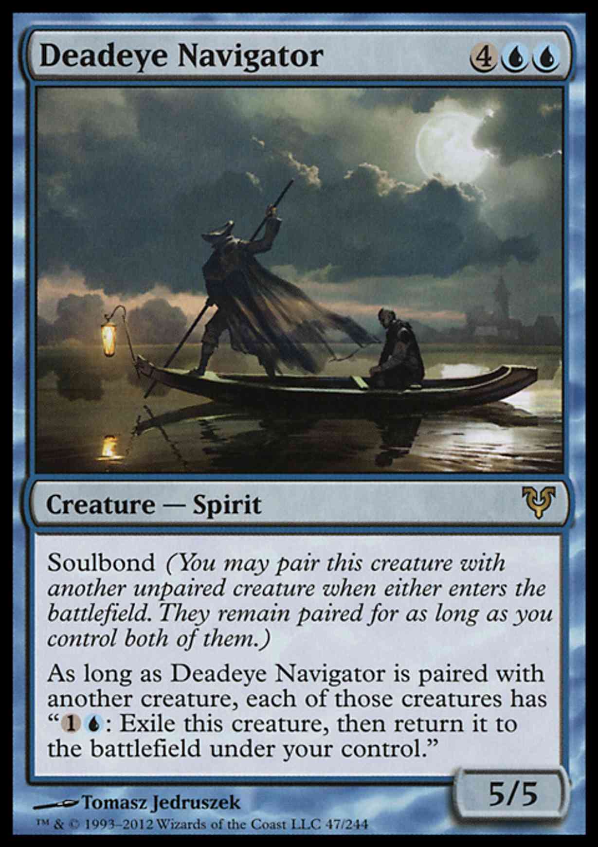 Deadeye Navigator magic card front