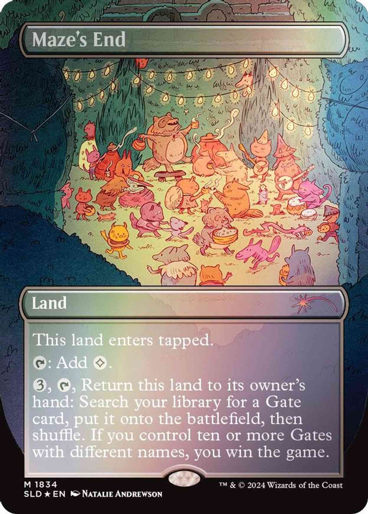 Maze's End (Rainbow Foil) magic card front