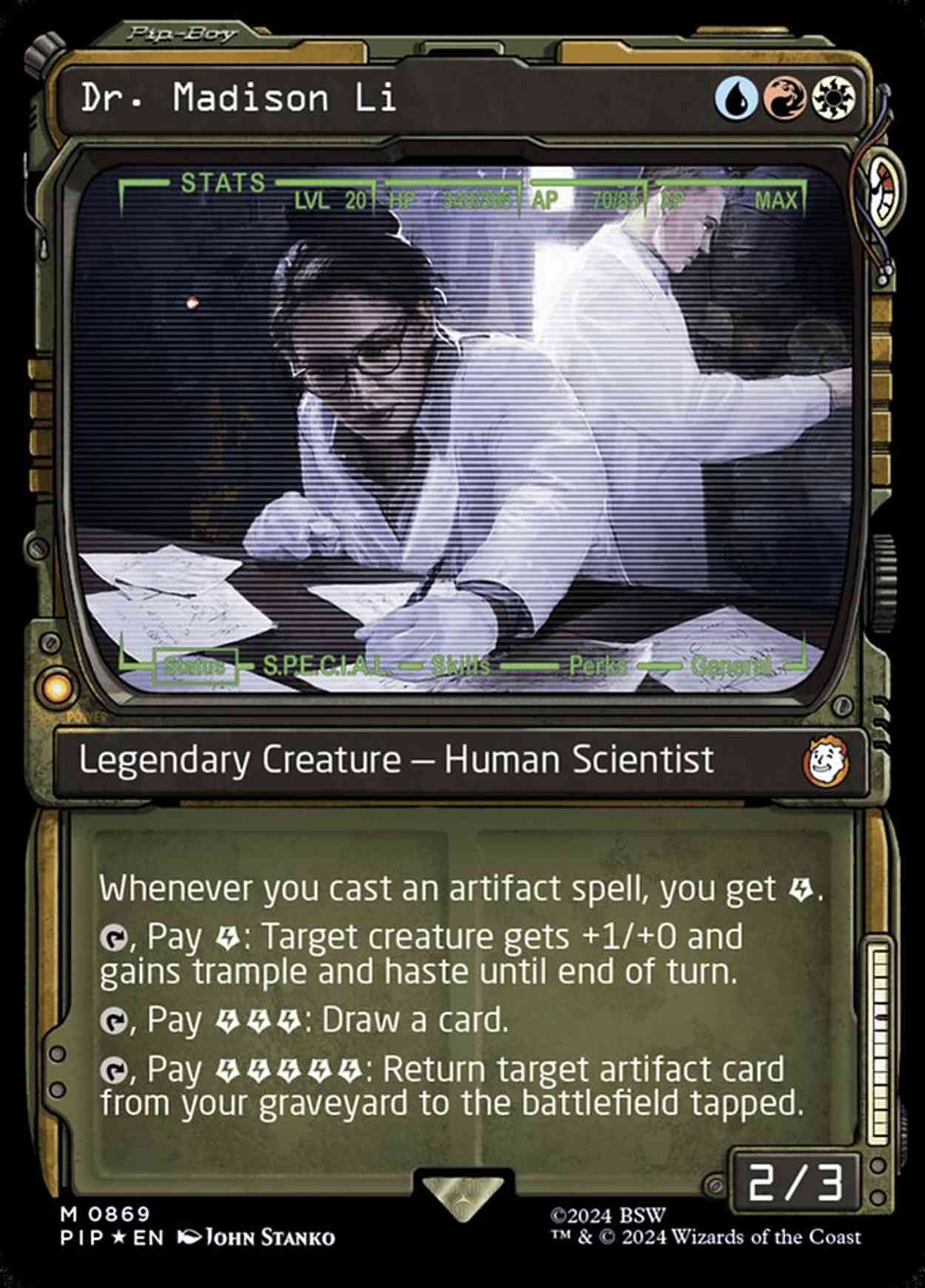 Dr. Madison Li (Showcase) (Surge Foil) magic card front