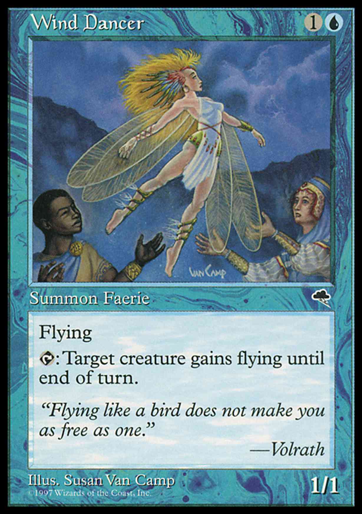 Wind Dancer magic card front
