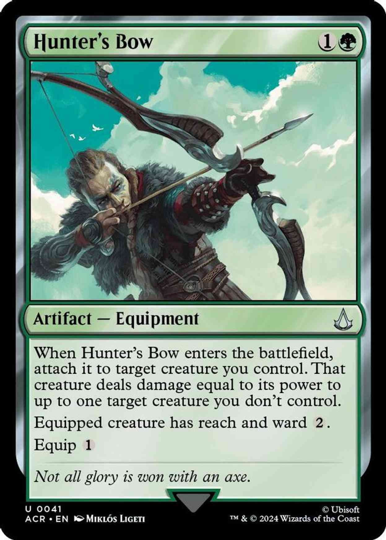 Hunter's Bow magic card front