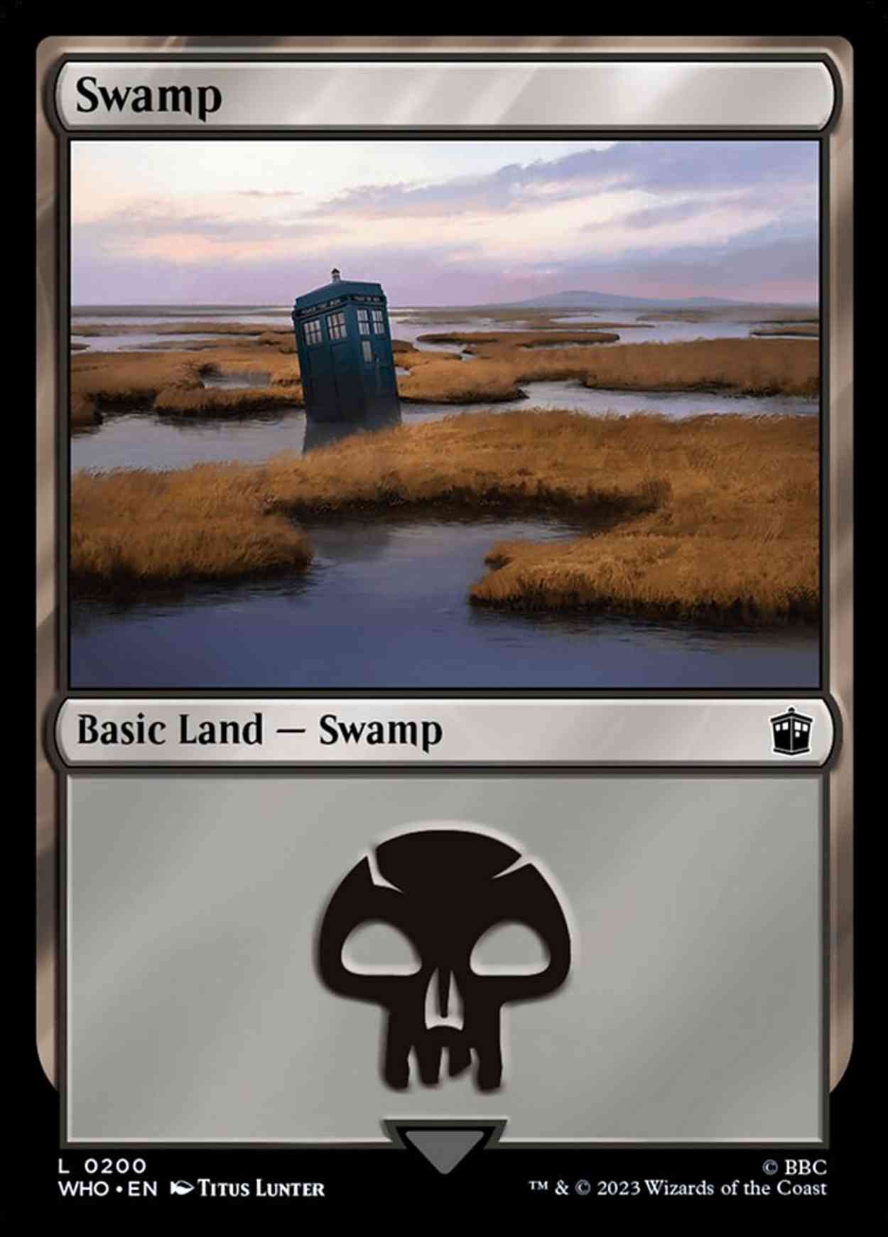 Swamp (0200) magic card front