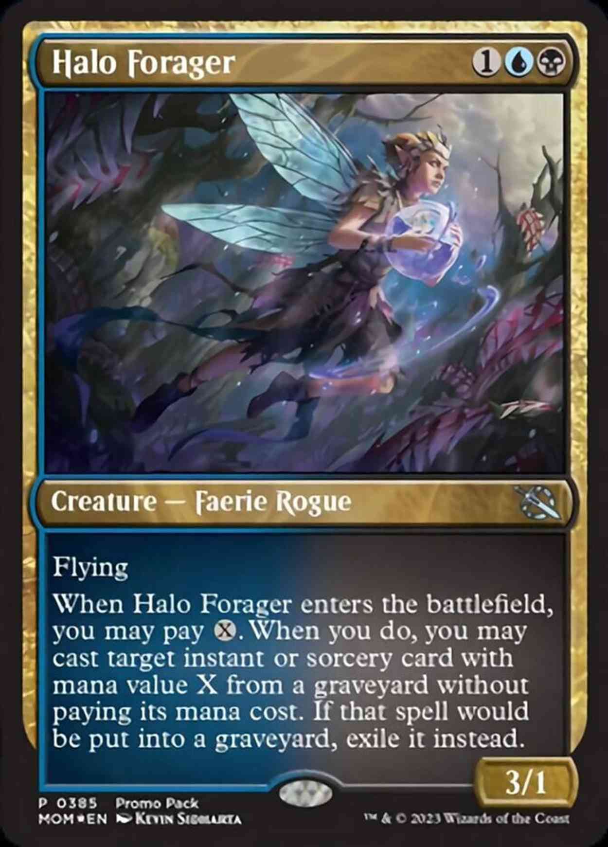 Halo Forager magic card front