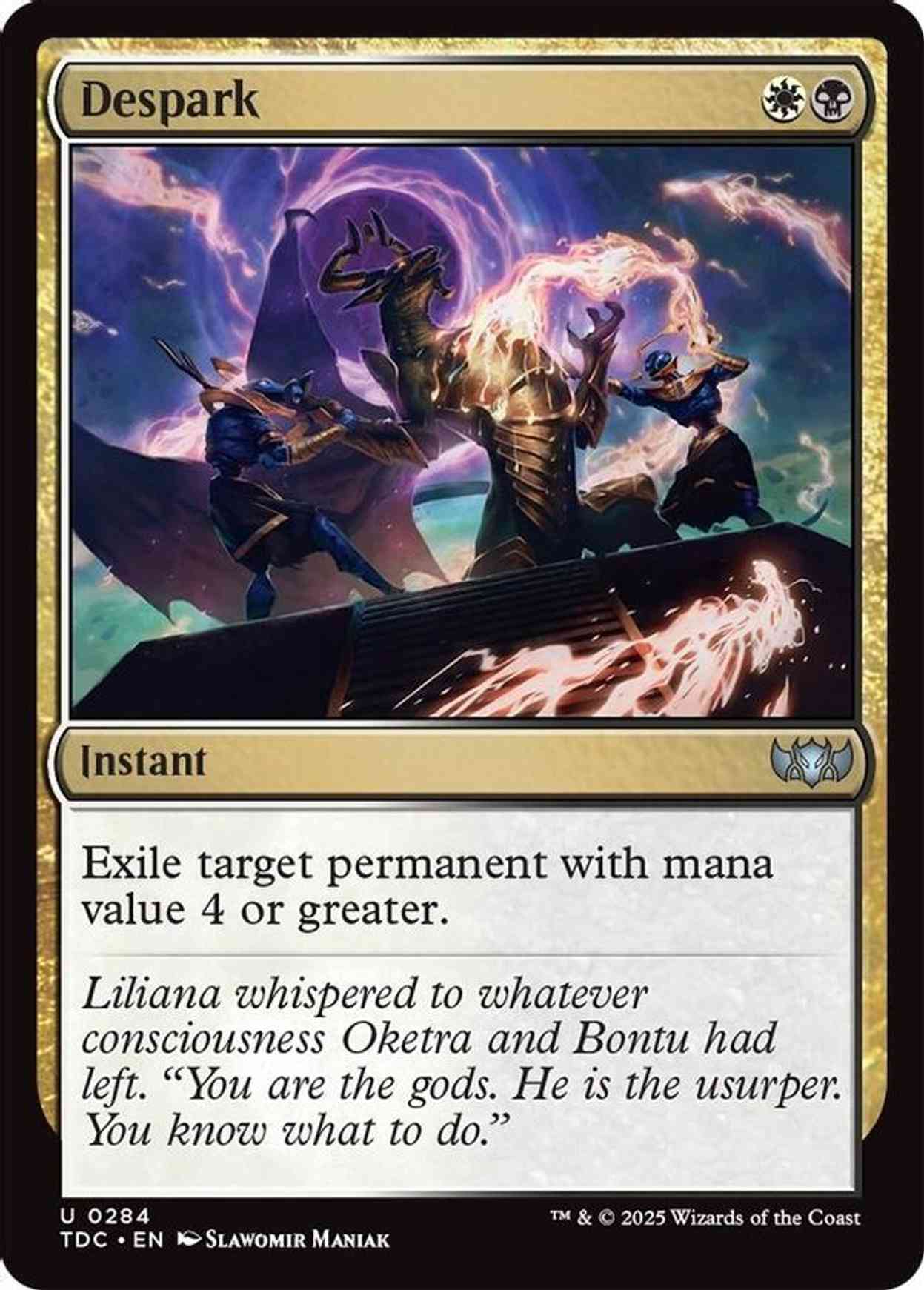Despark magic card front