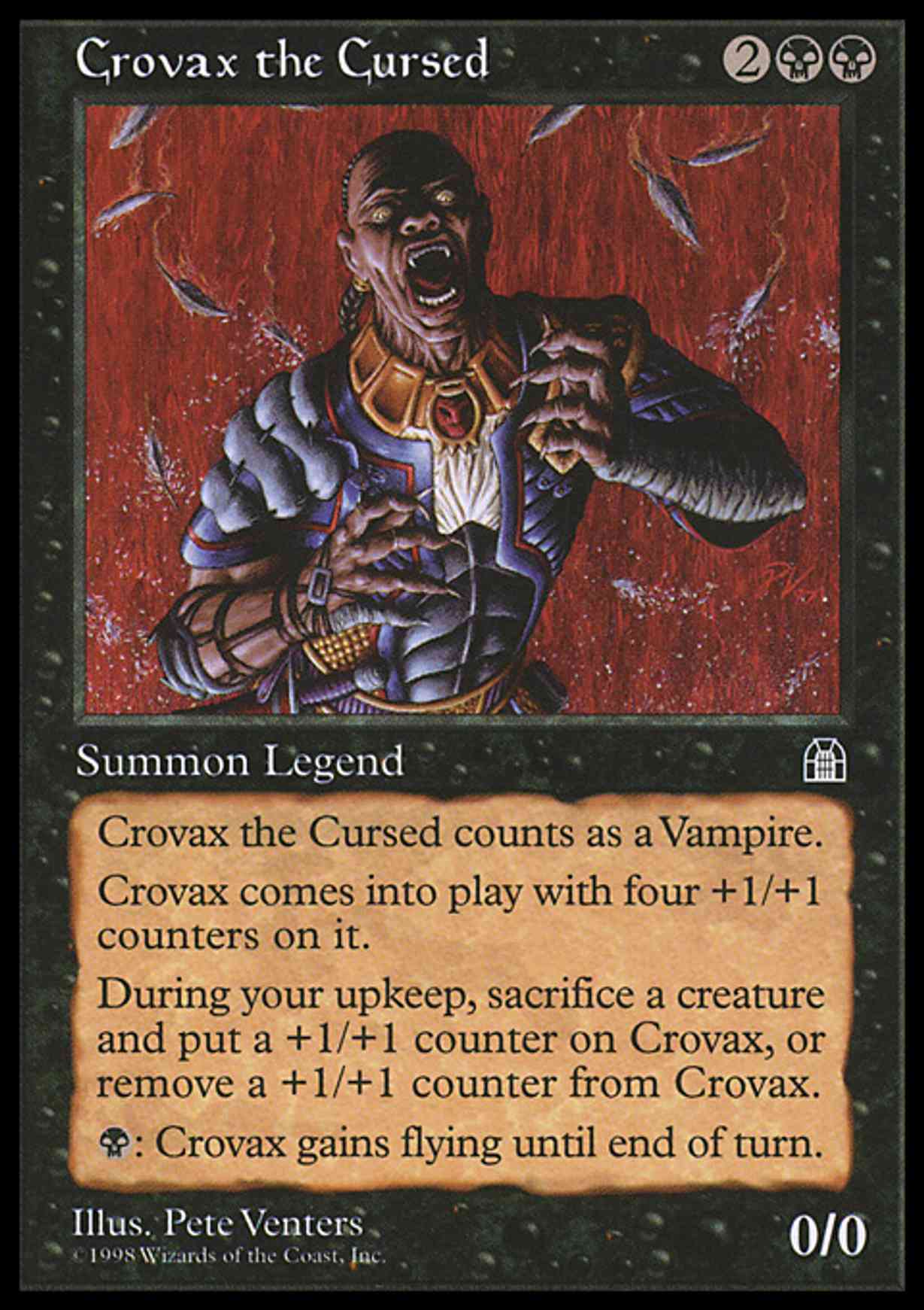 Crovax the Cursed magic card front