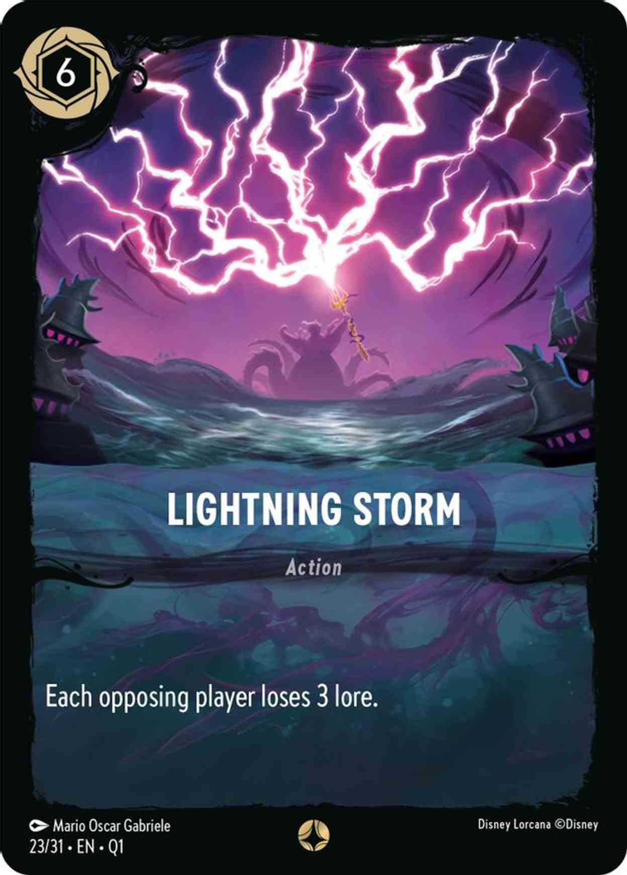 Lightning Storm magic card front