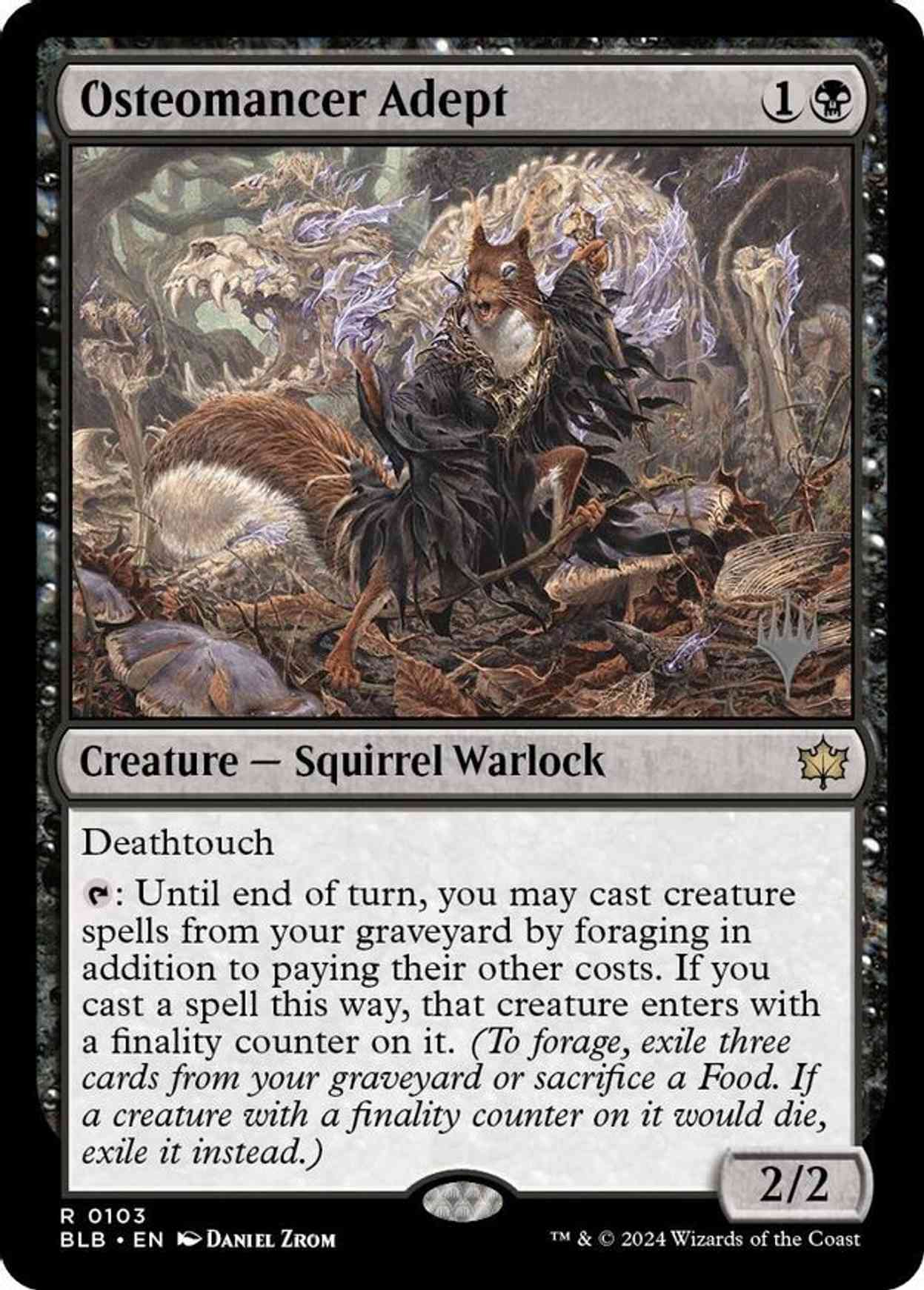 Osteomancer Adept magic card front