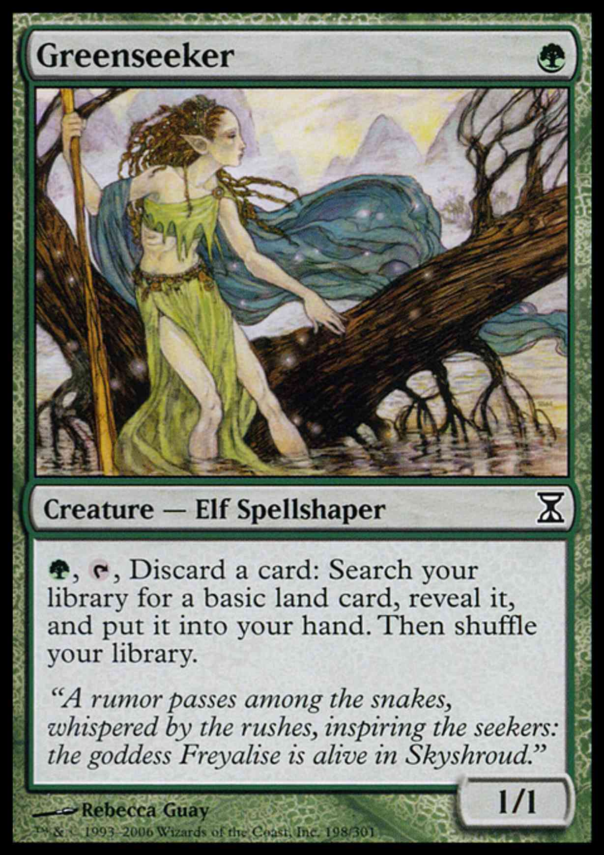 Greenseeker magic card front