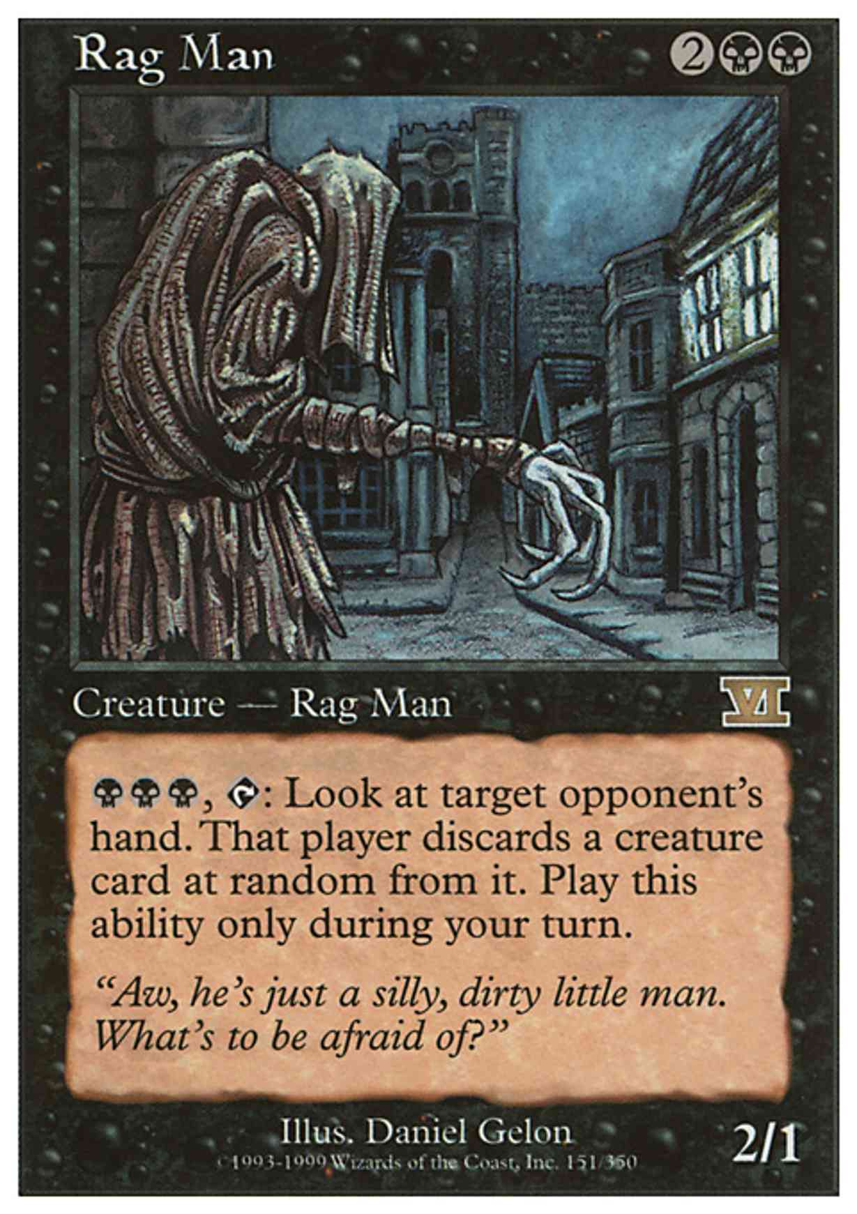 Rag Man magic card front