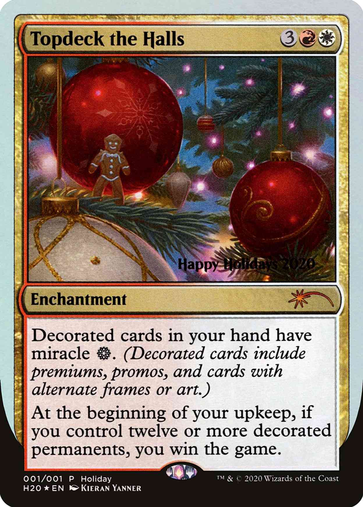 Topdeck the Halls magic card front