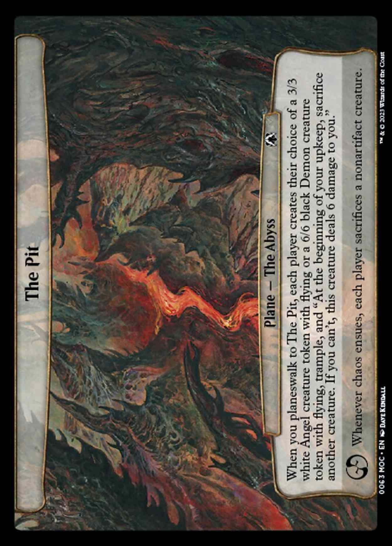 The Pit magic card front