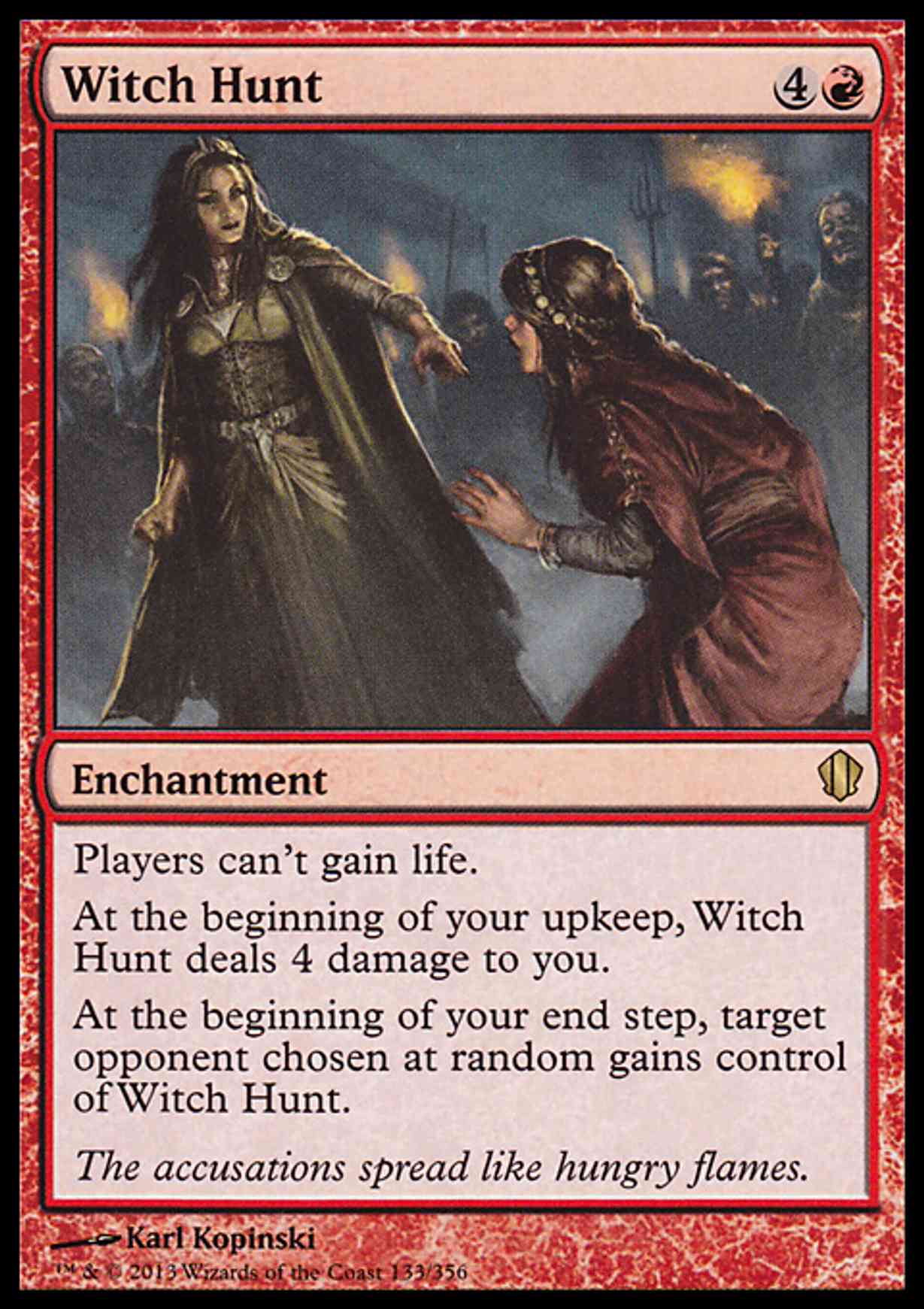 Witch Hunt magic card front