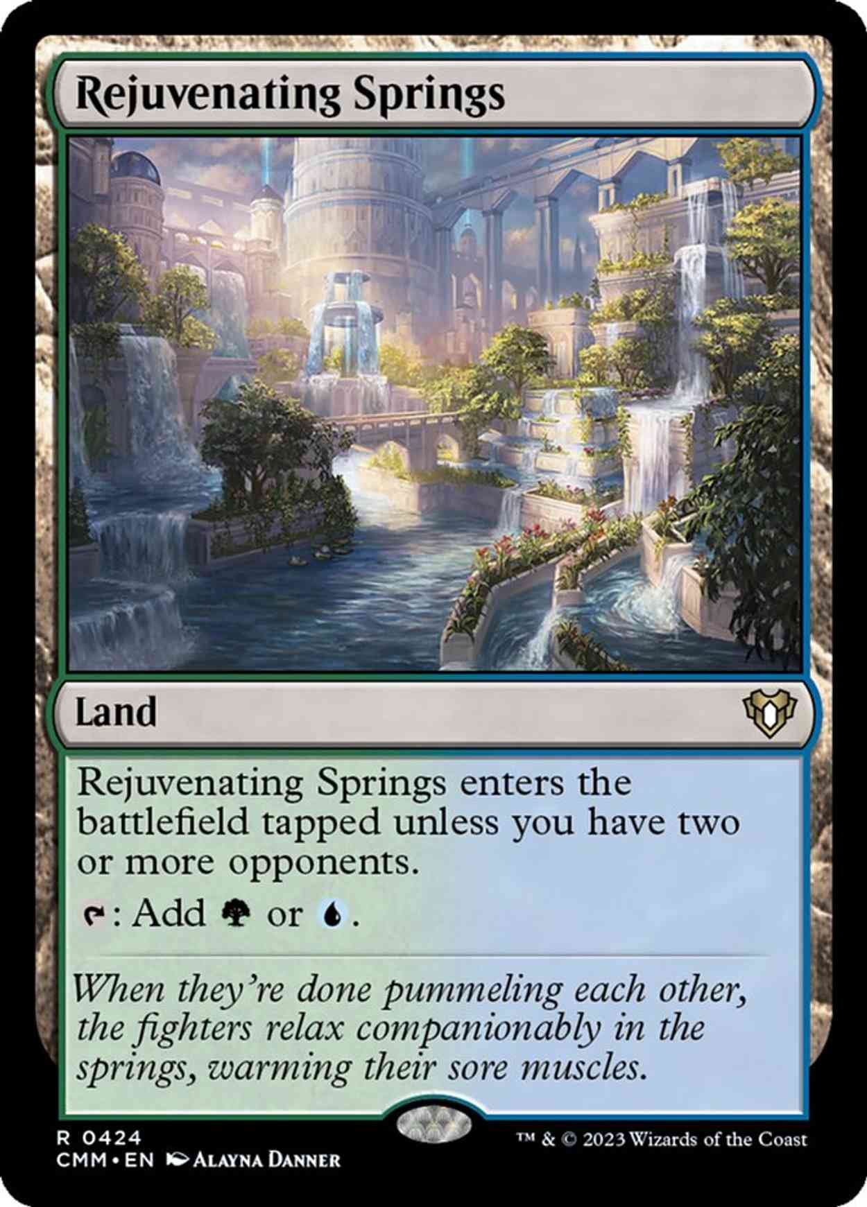 Rejuvenating Springs magic card front