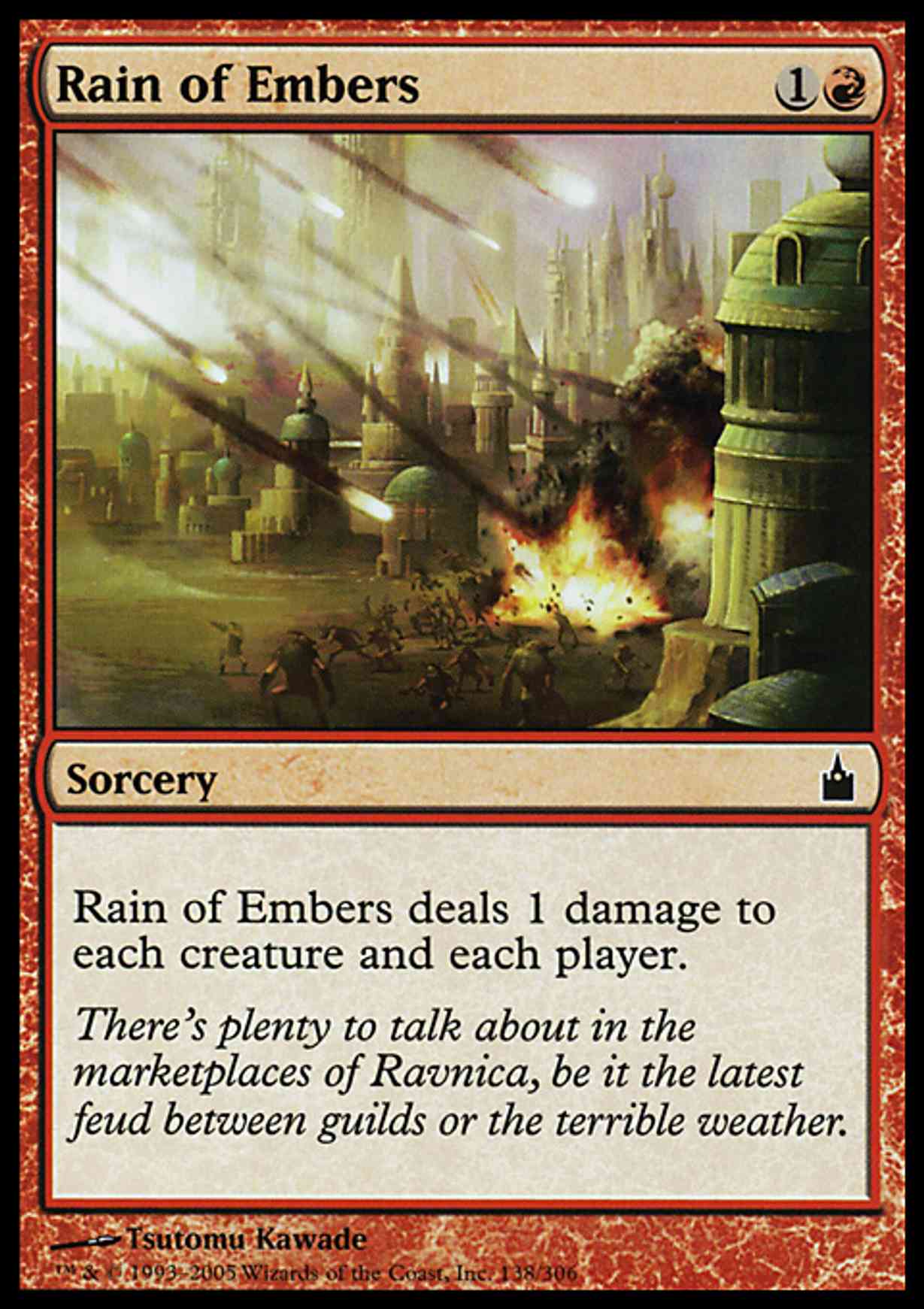 Rain of Embers magic card front