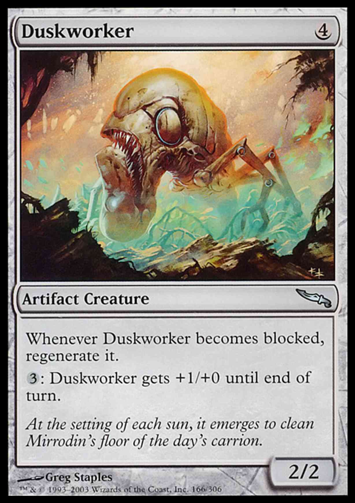 Duskworker magic card front