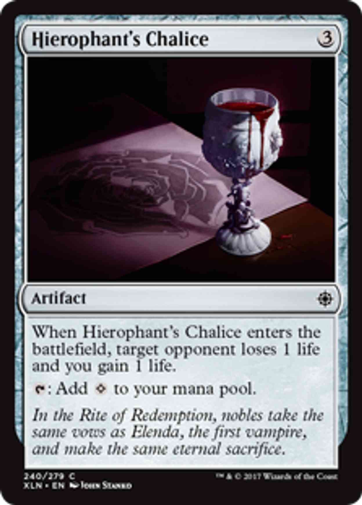 Hierophant's Chalice magic card front