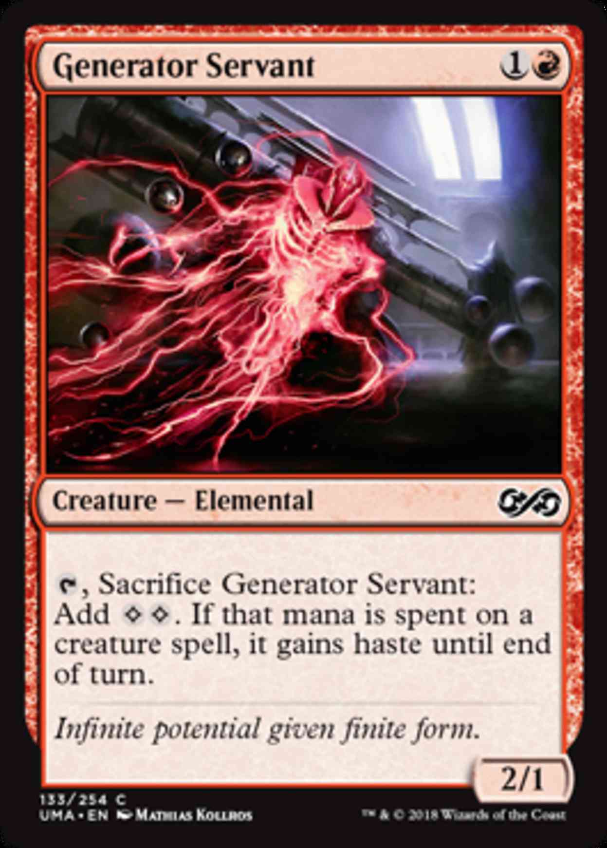 Generator Servant magic card front