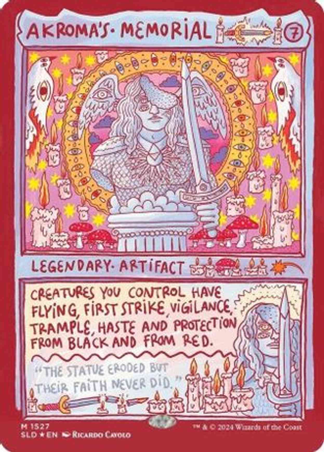 Akroma's Memorial (Rainbow Foil) magic card front